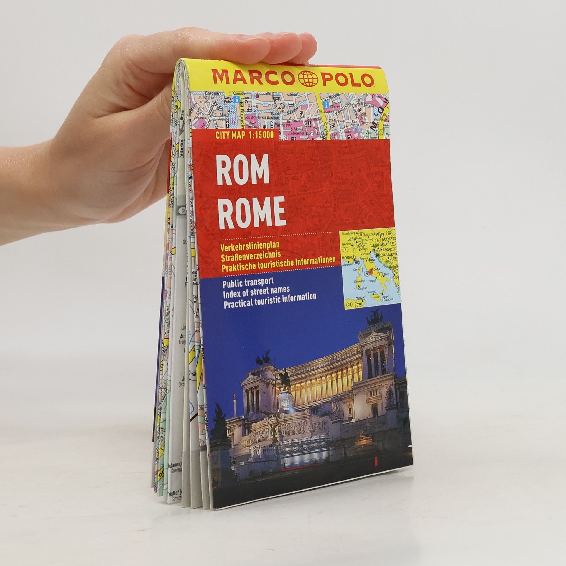 Collectif d'auteurs Rom/Rome - City Map 1:15000