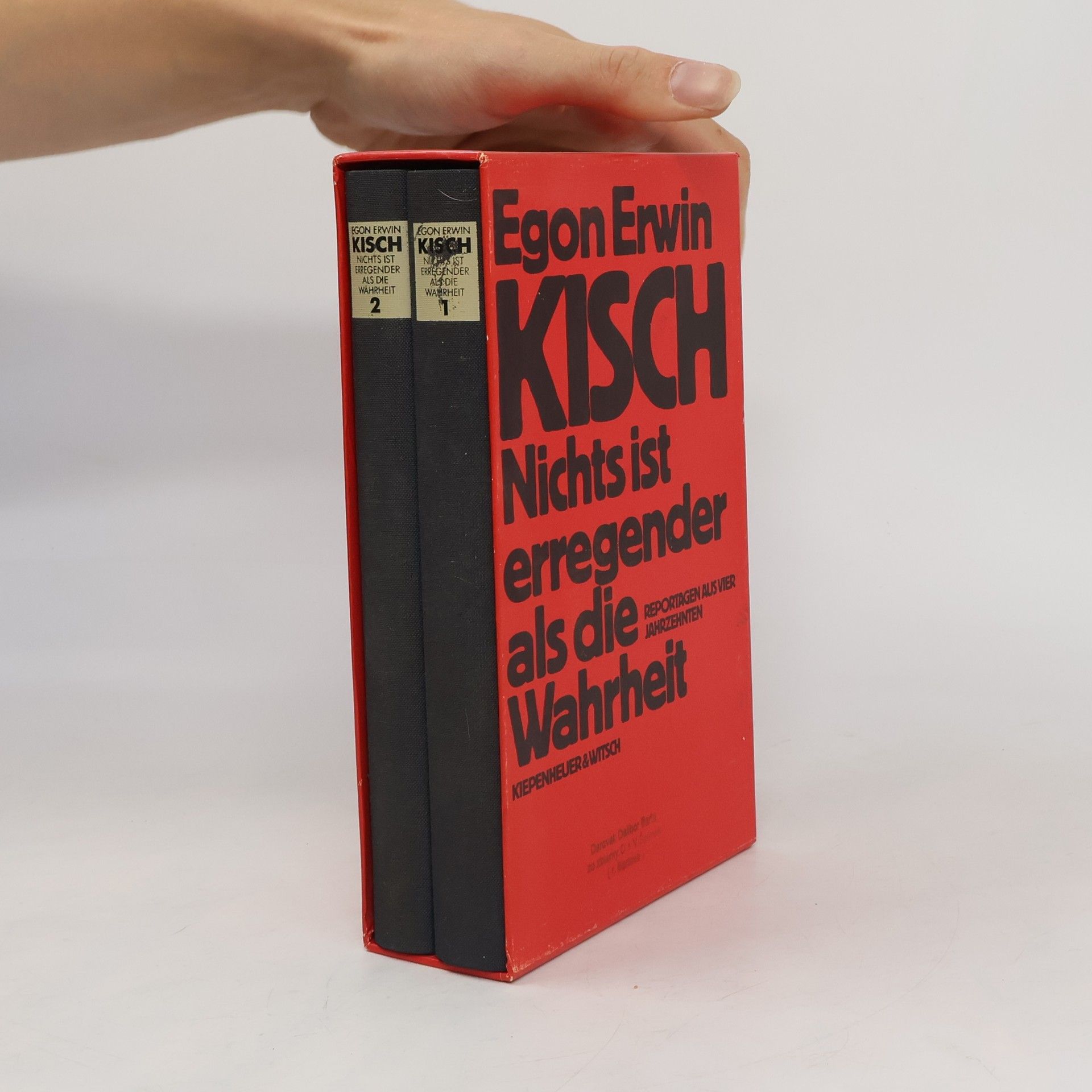 Egon Erwin Kisch Nichts ist erregender als die Wahrheit 1-2