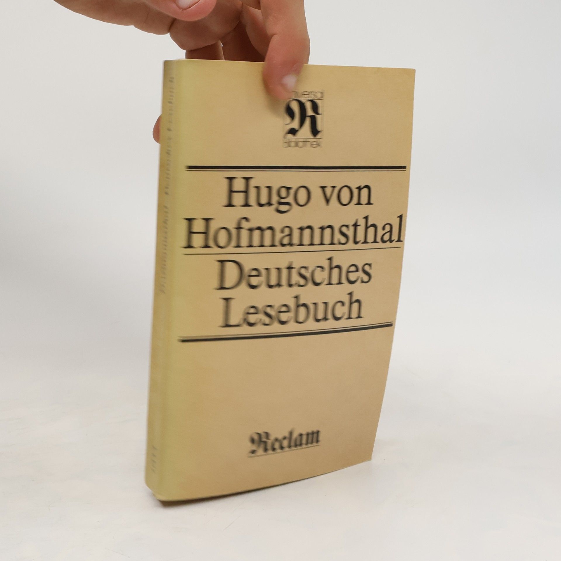 Hugo von Hofmannsthal Deutsches Lesebuch