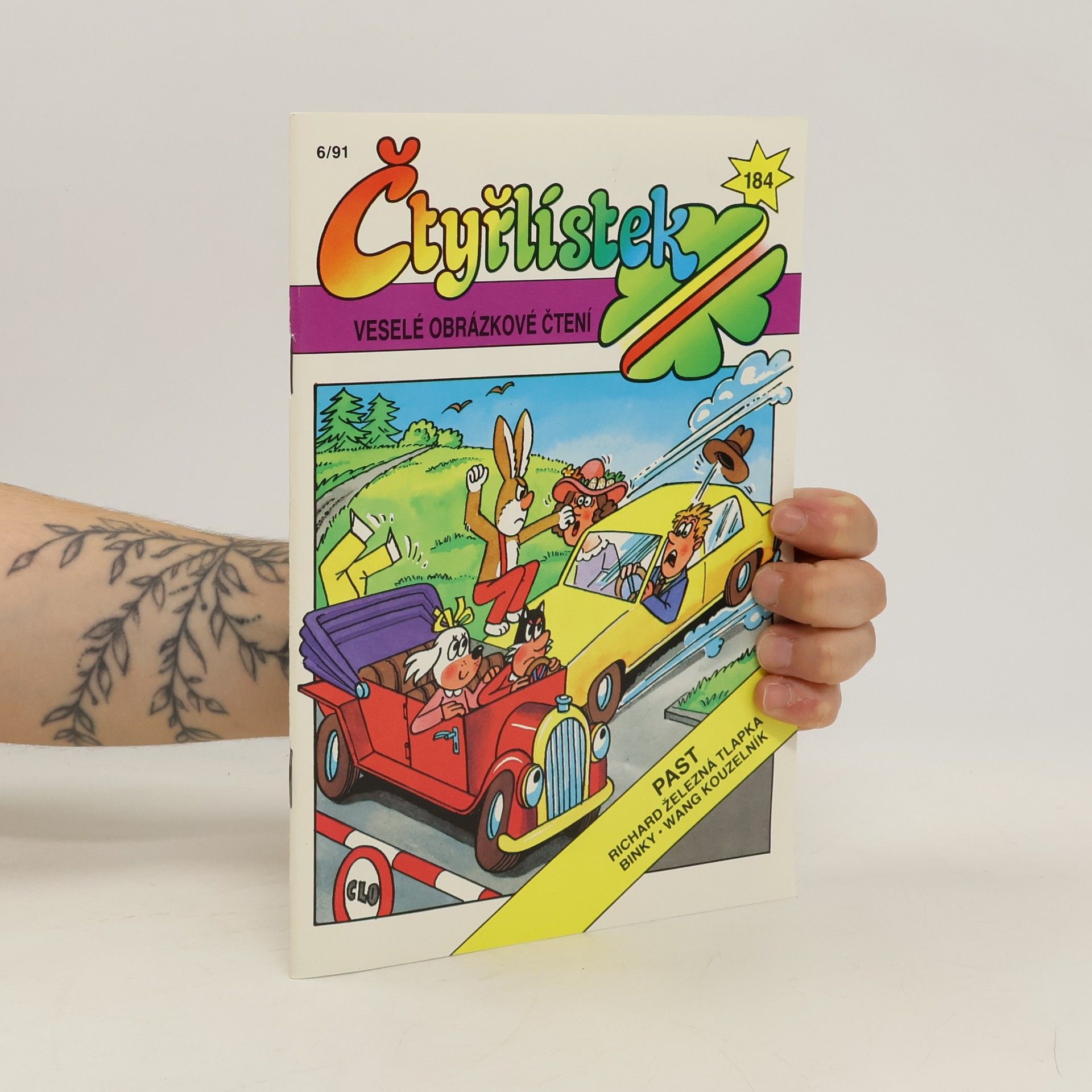 Auteurscollectief Čtyřlístek 184. 6/1991. Past