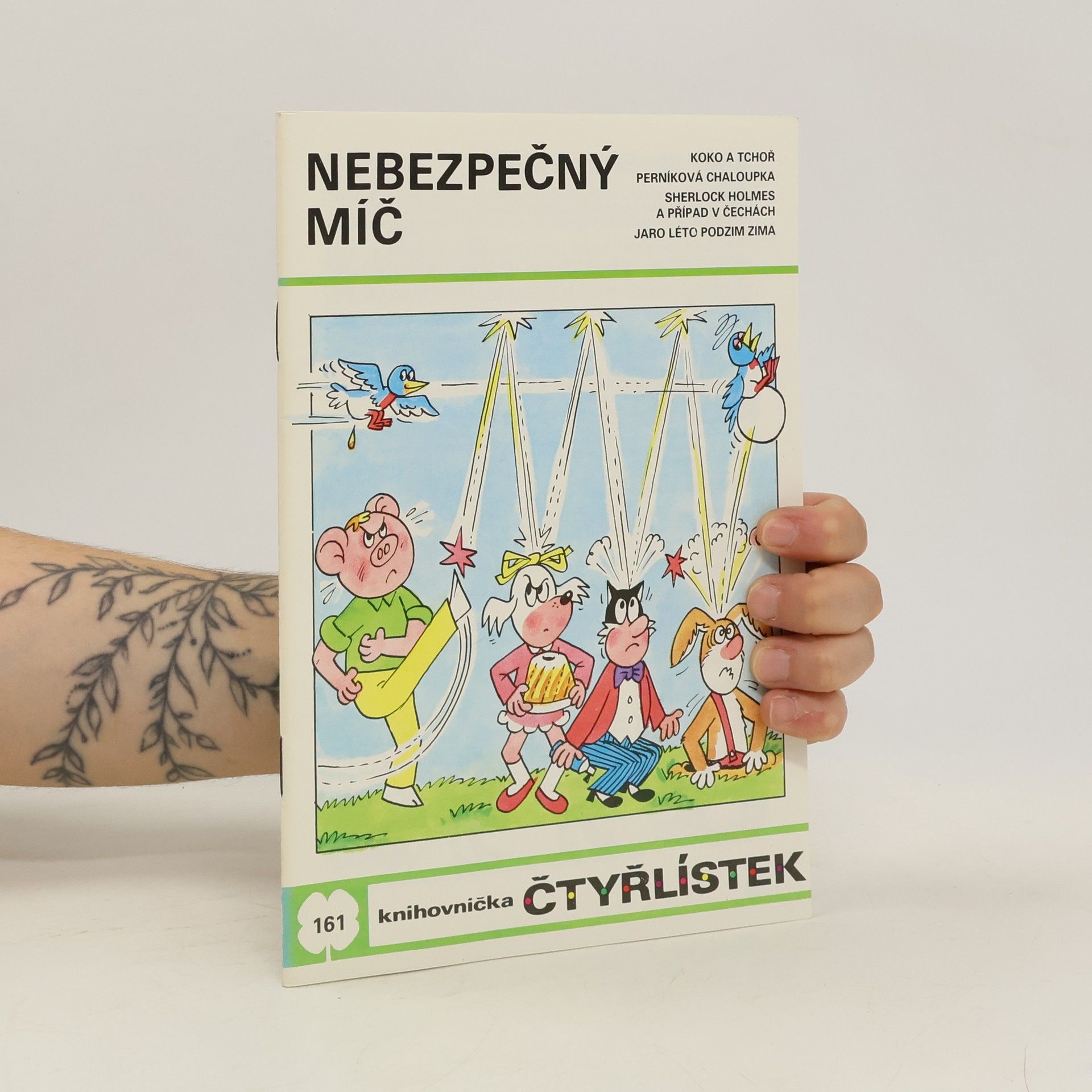 Jaroslav Němeček Čtyřlístek 161. Nebezpečný míč