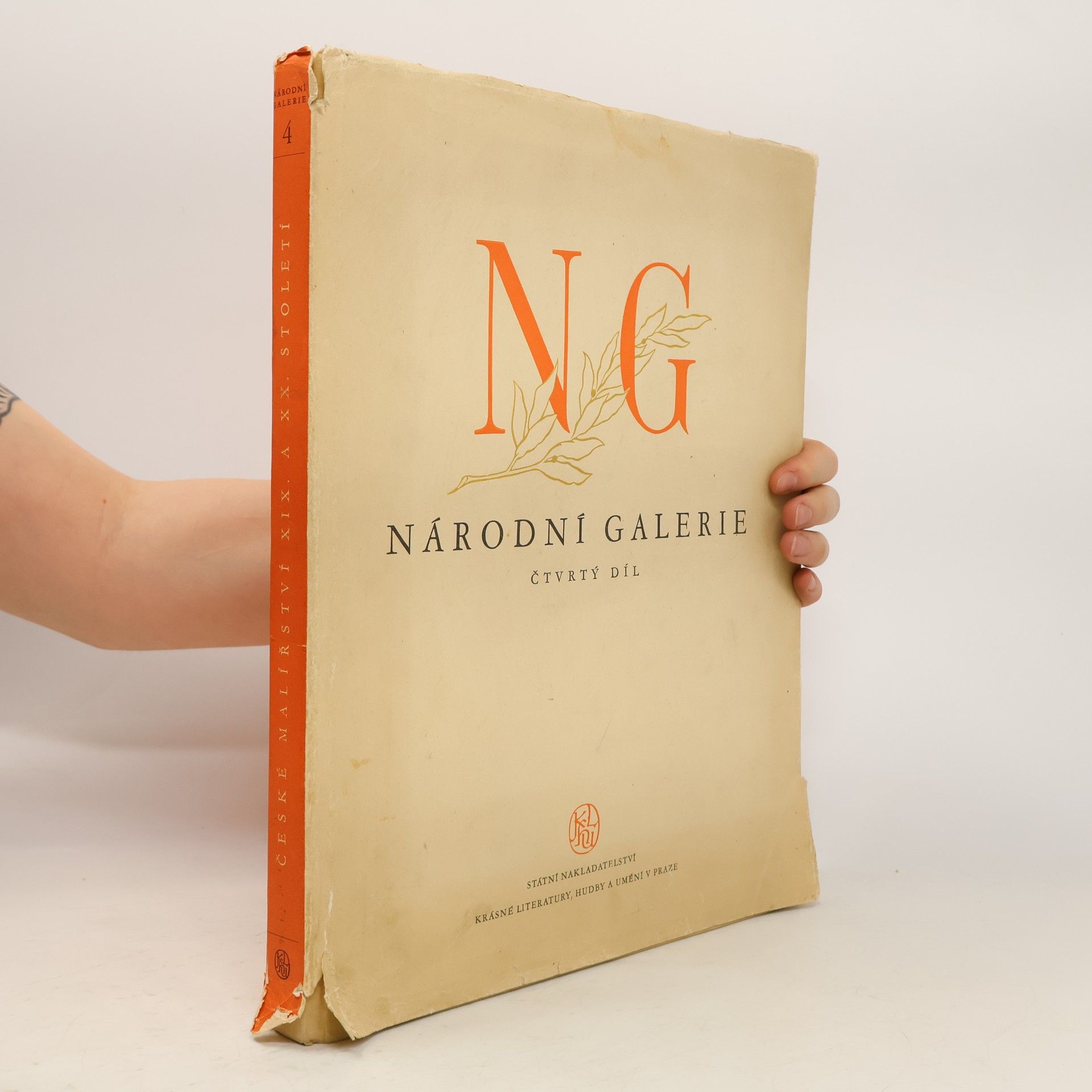 Vladimír Novotný Národní galerie. Čtvrtý díl. České malířství konce XIX. a začátku XX. století.