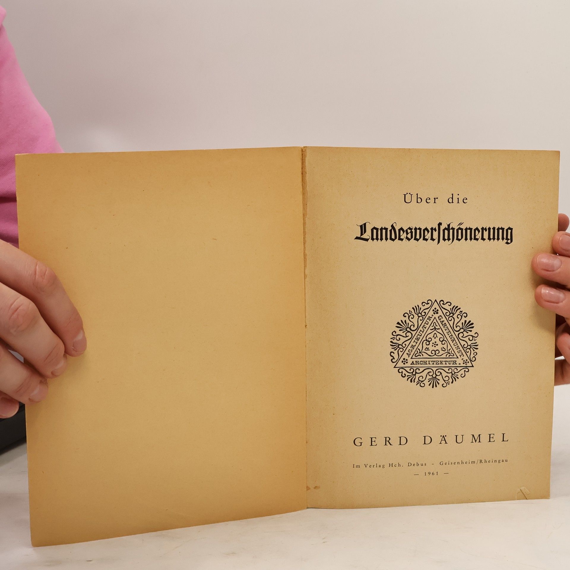 Gerd Däumel Über die Landesverschönerung