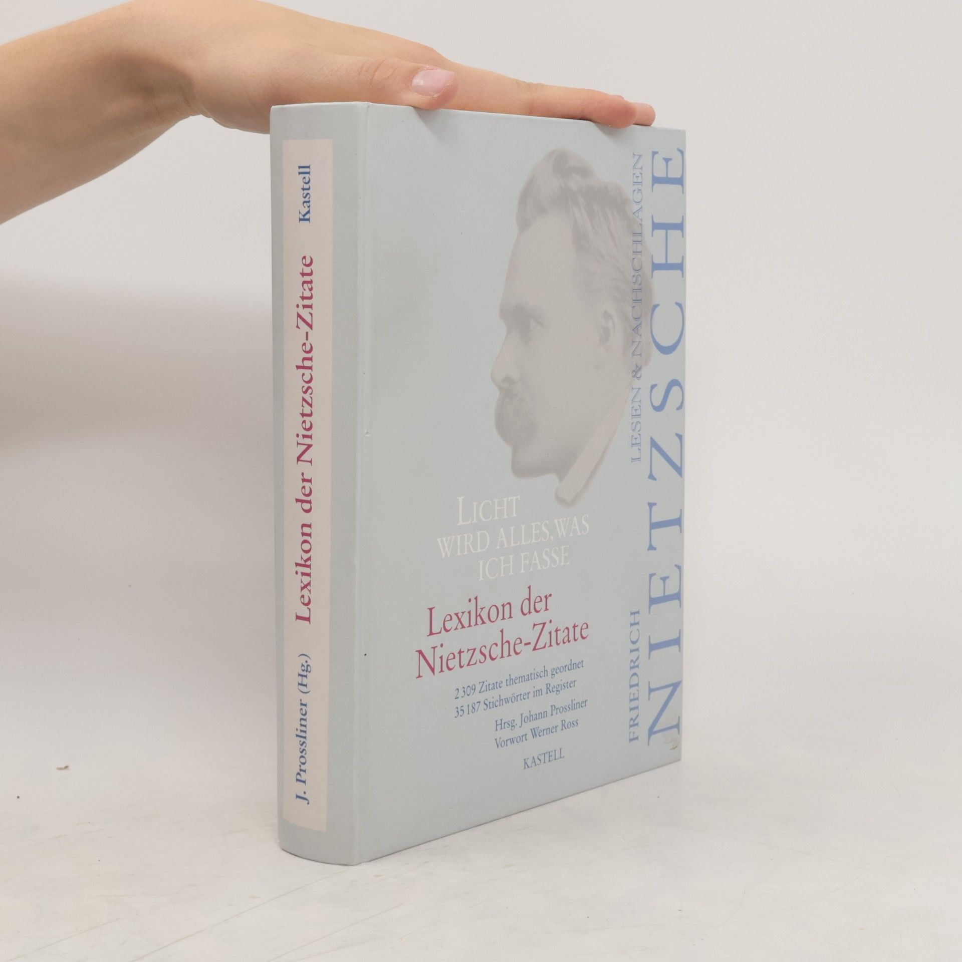 Friedrich Nietzsche Licht wird alles, was ich fasse. Lexikon der Nietzsche-Zitate