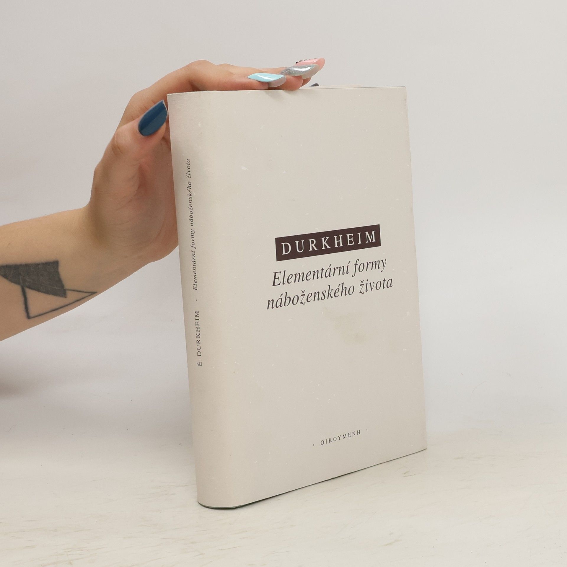 Émile Durkheim Elementární formy náboženského života: Systém totemismu v Austrálii