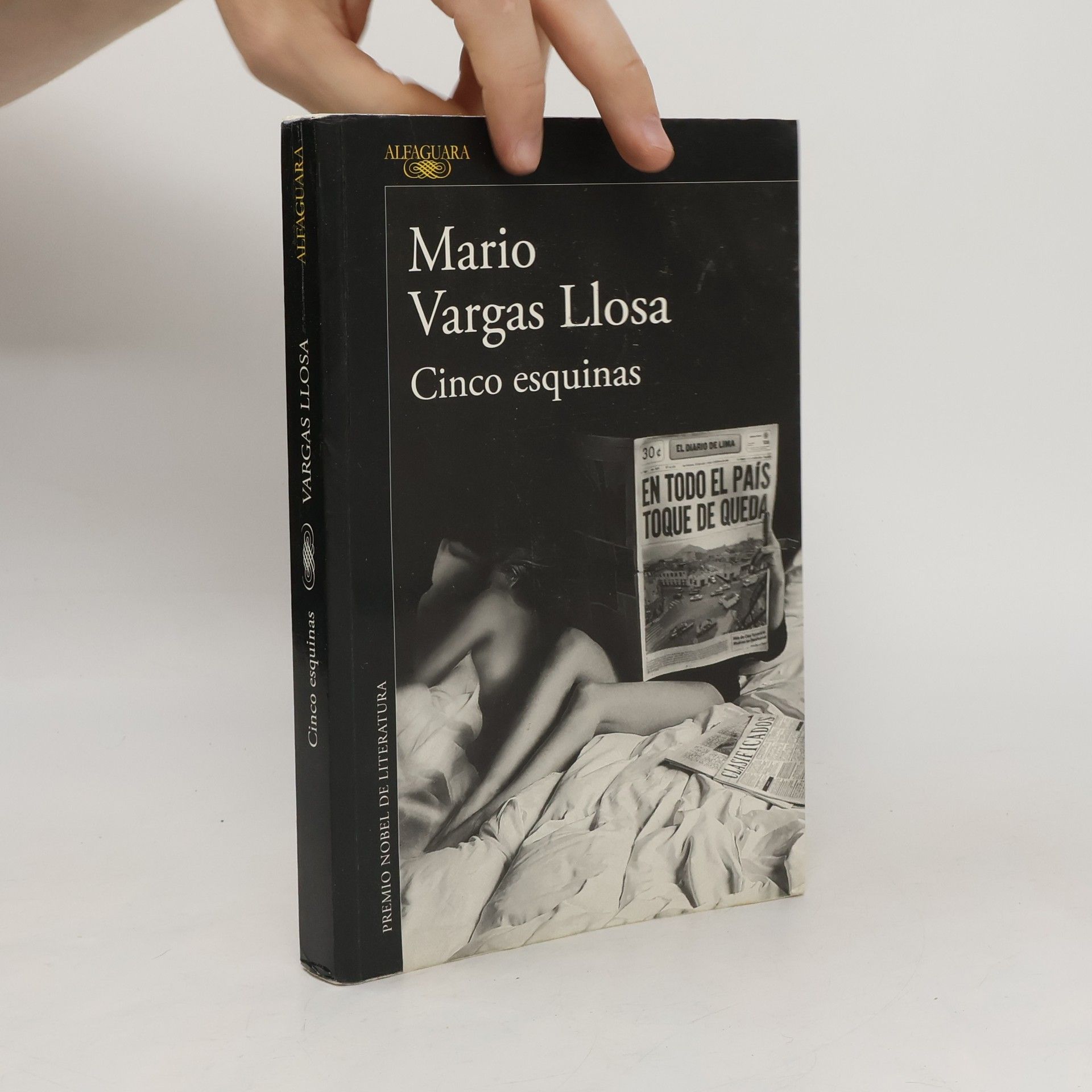 Mario Vargas Llosa Cinco esquinas. Die Enthüllung, spanische Ausgabe