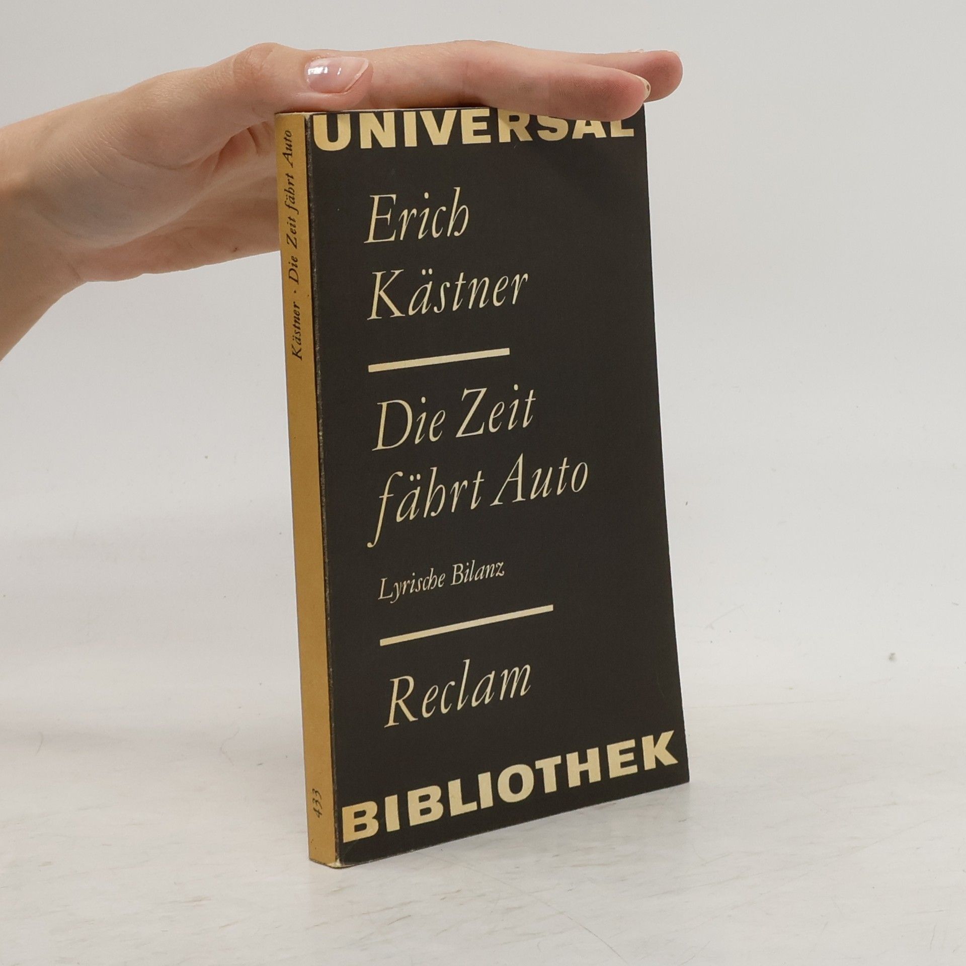 Erich Kästner Die Zeit fährt Auto