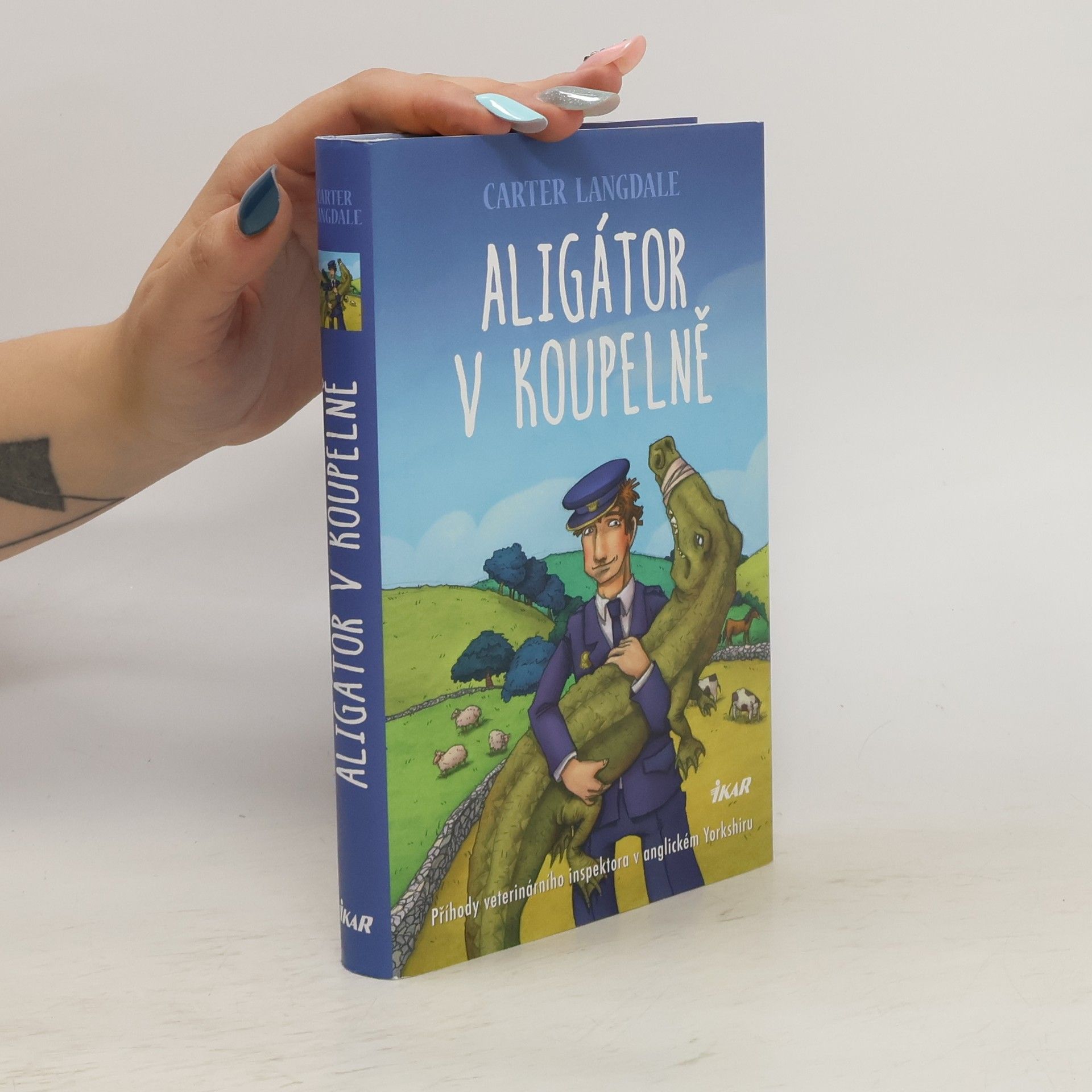 Carter Langdale Aligátor v koupelně