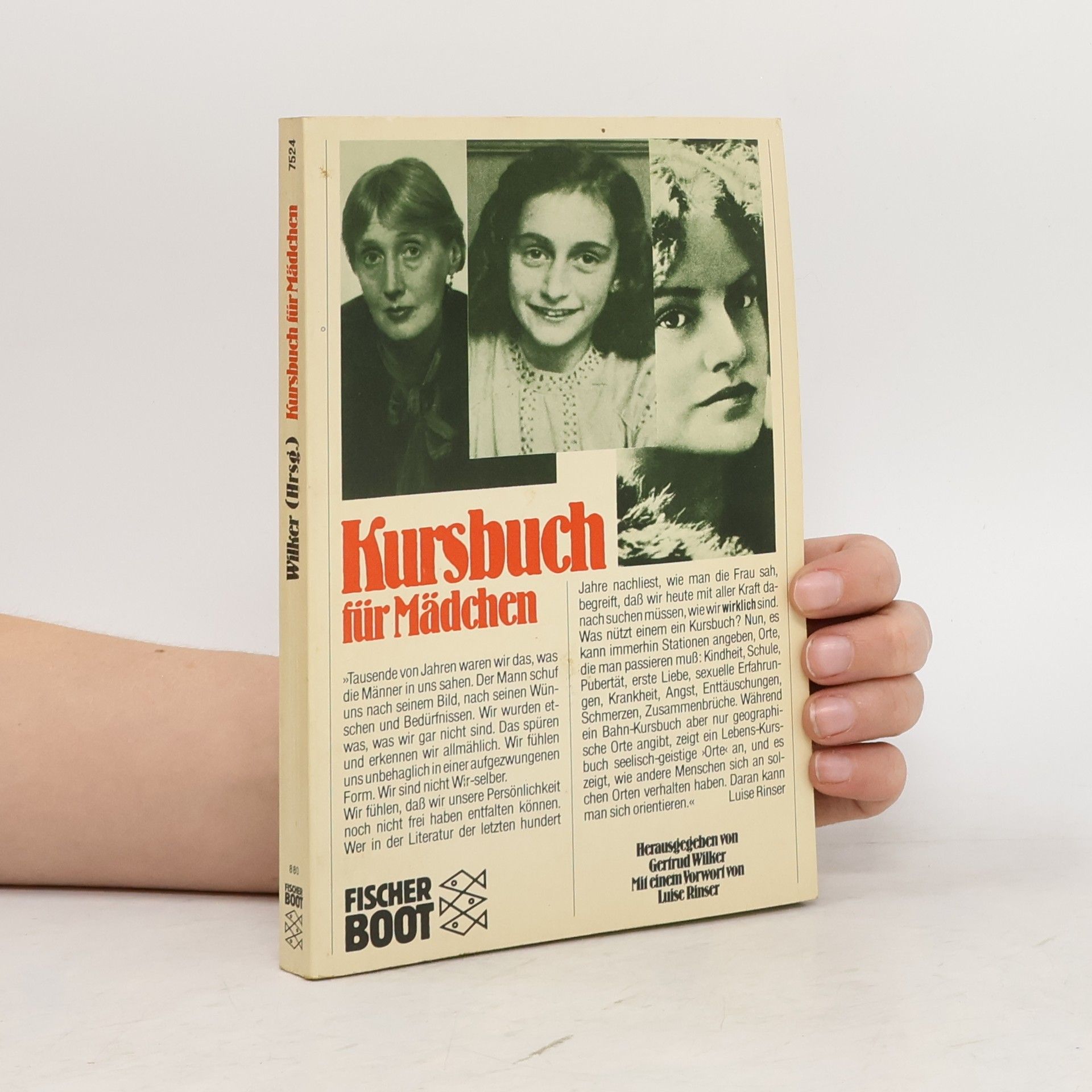 Gertrud Wilker Kursbuch für Mädchen. Vorw. v. Luise Rinser