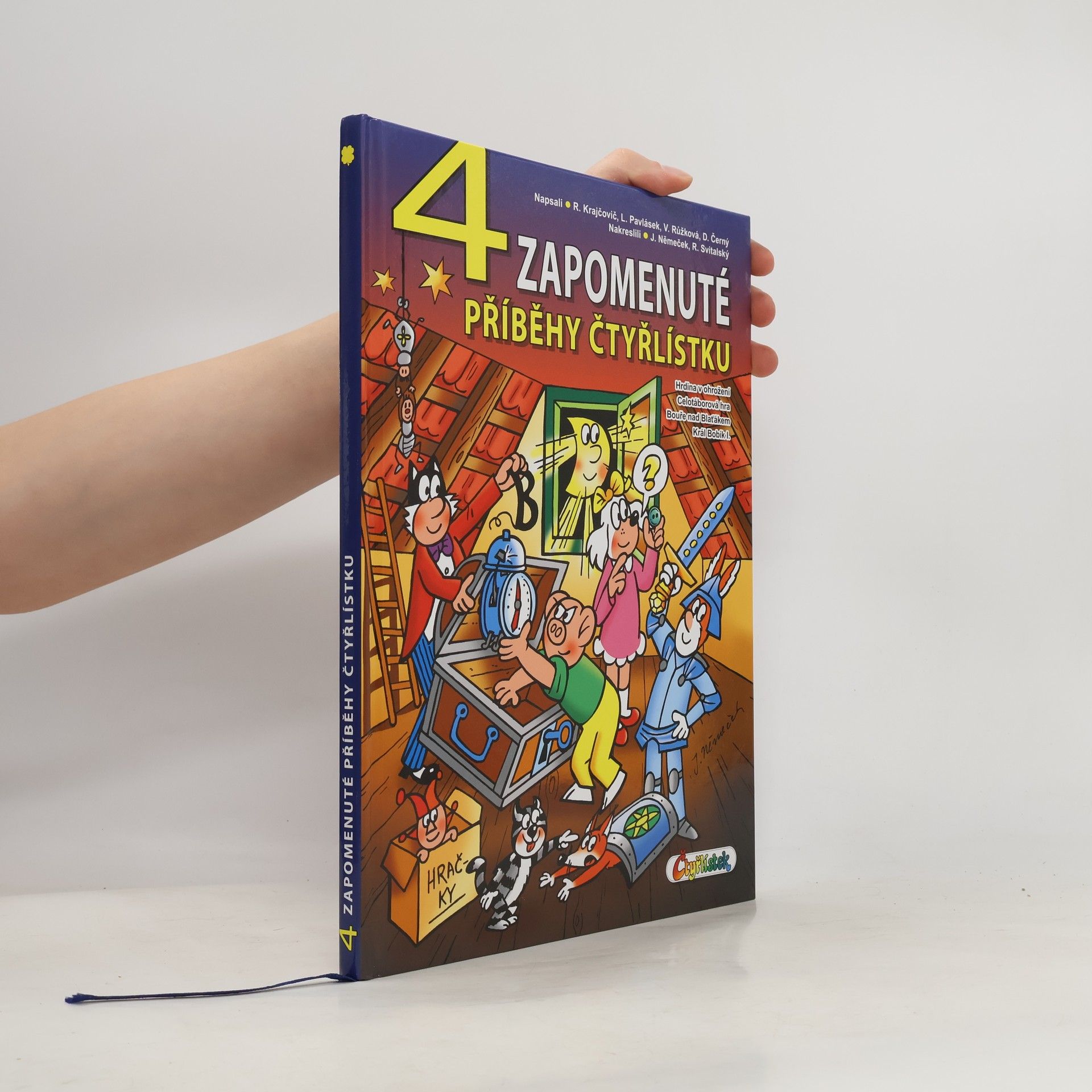 Jaroslav Němeček 4 zapomenuté příběhy Čtyřlístku