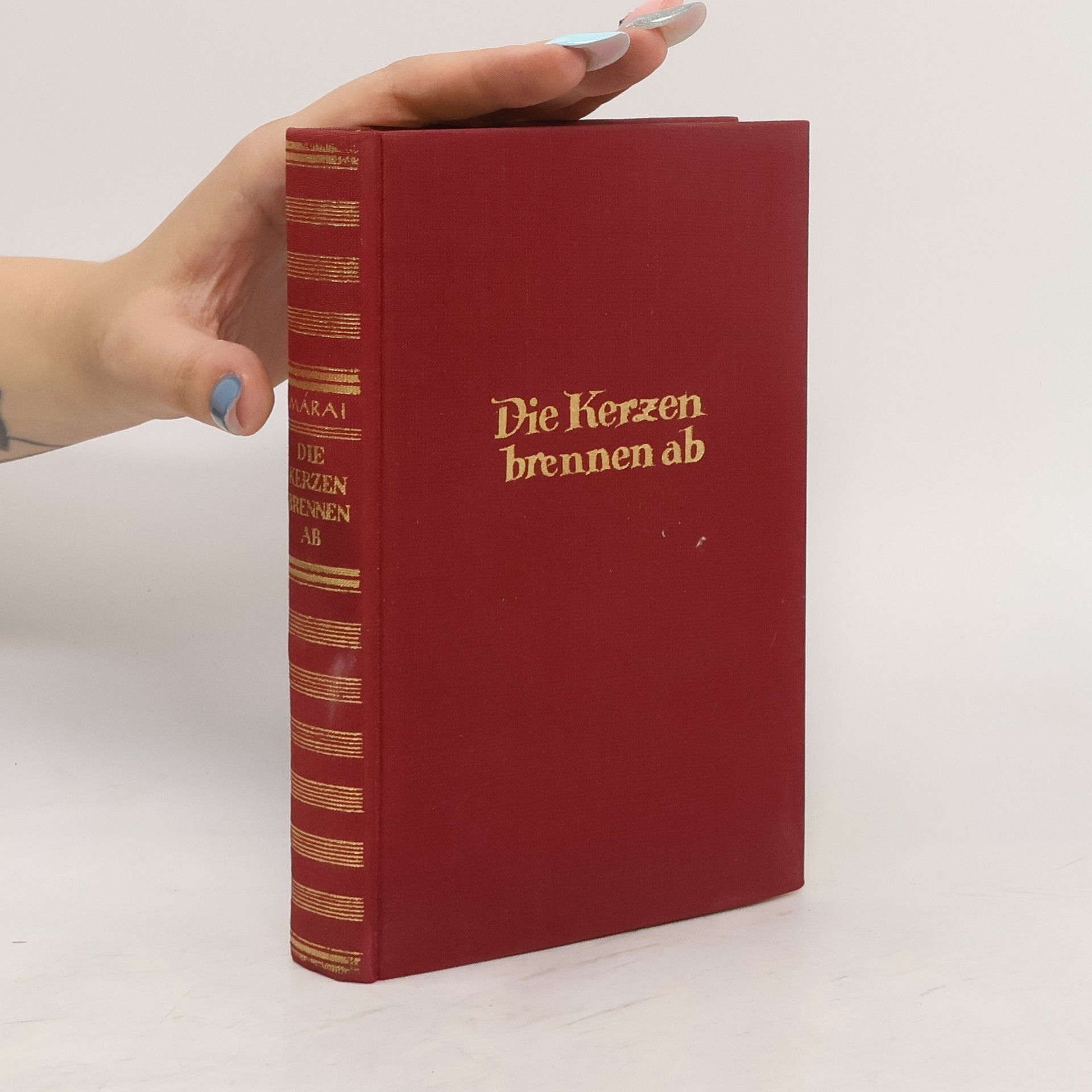 Alexander Márai Die Kerzen brennen ab