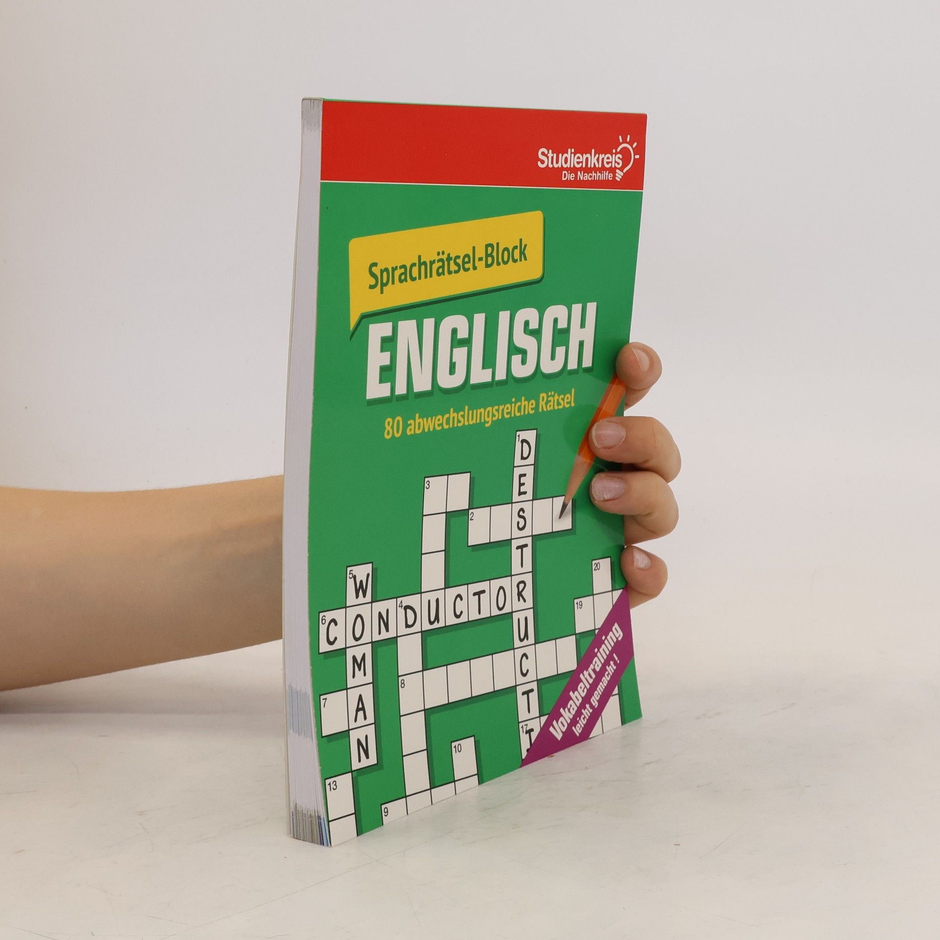 kolektiv Sprachrätsel-Block: Englisch. 80 abwechslungsreiche Rätsel
