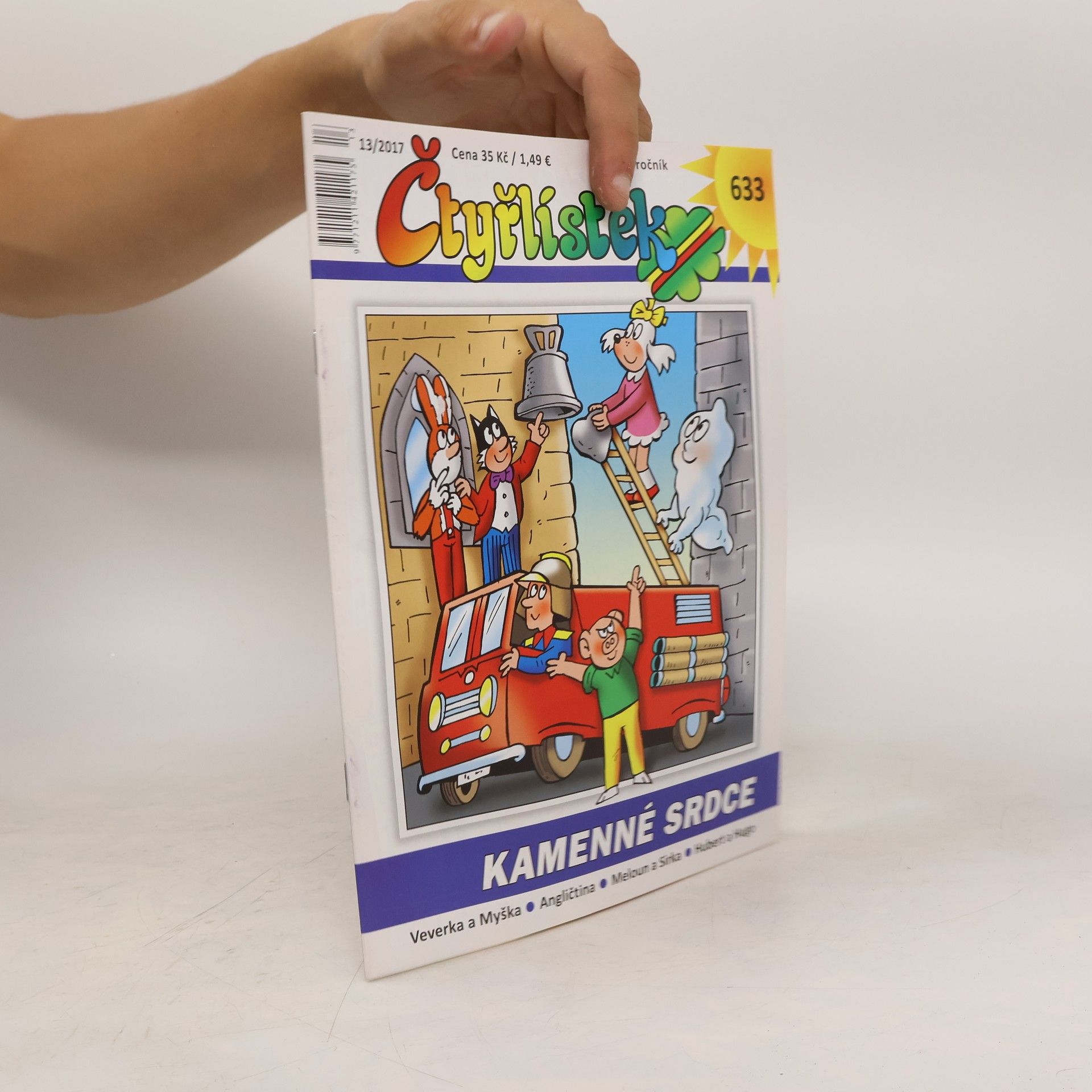 Čtyřlístek 633. 13/2017. Kamenné srdce