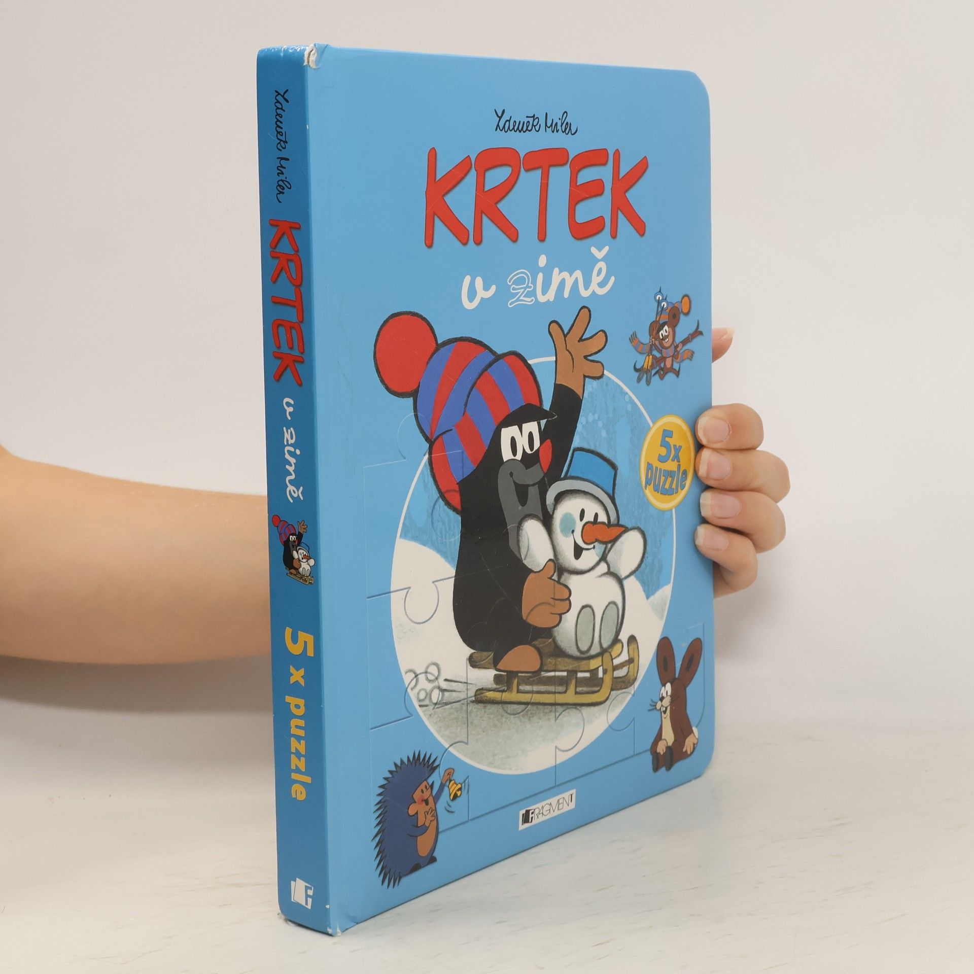 Zdeněk Miler Krtek v zimě (puzzle uvnitř)