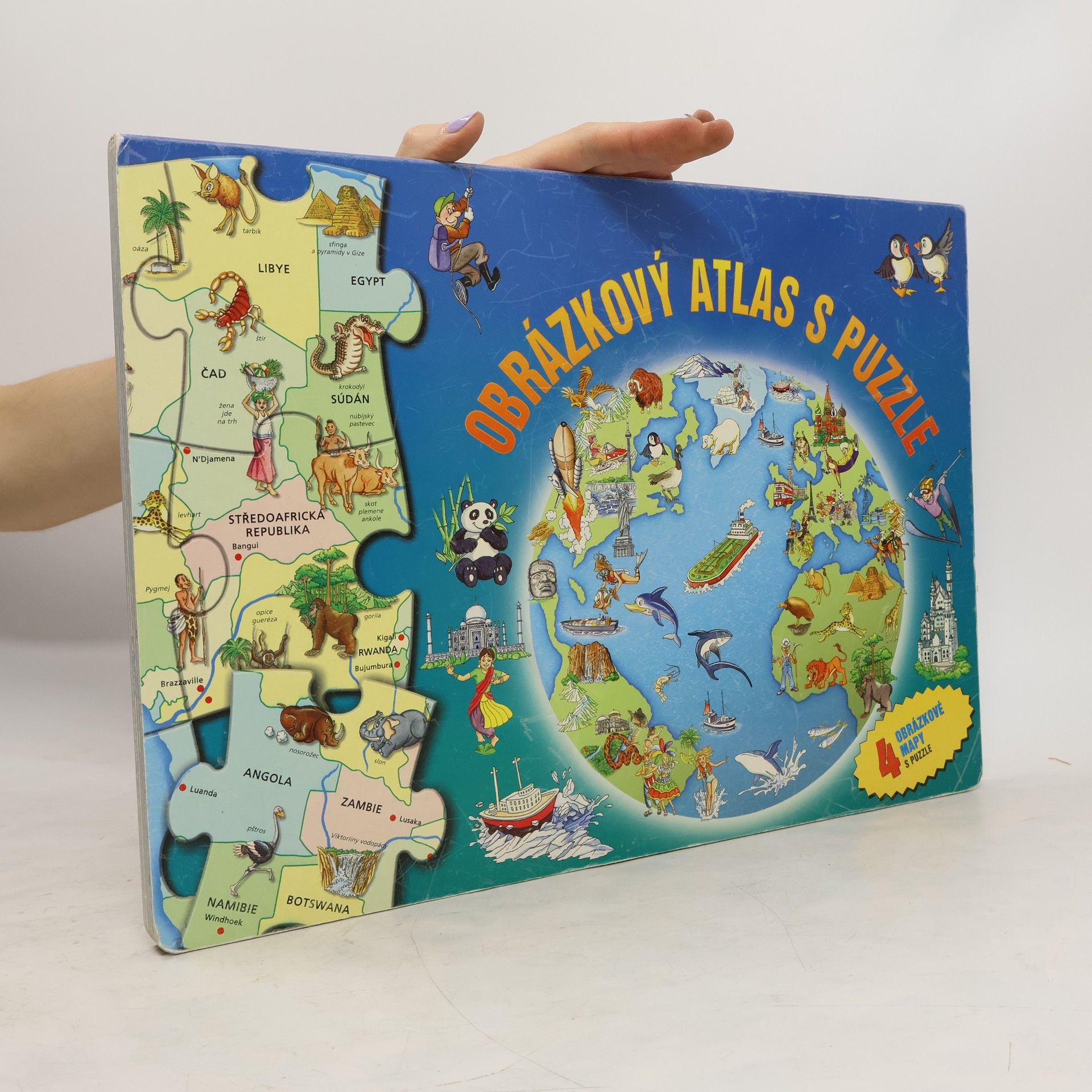Autorenkollektiv Obrázkový atlas s puzzle