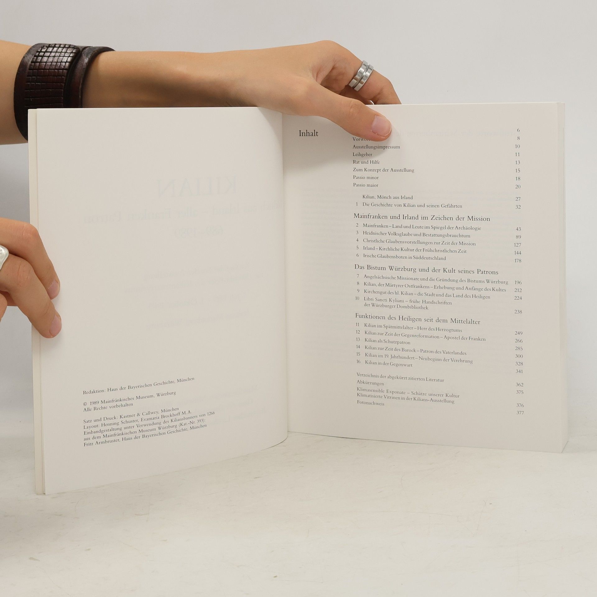 Autorenkollektiv Katalog Killian aller Franken Patron