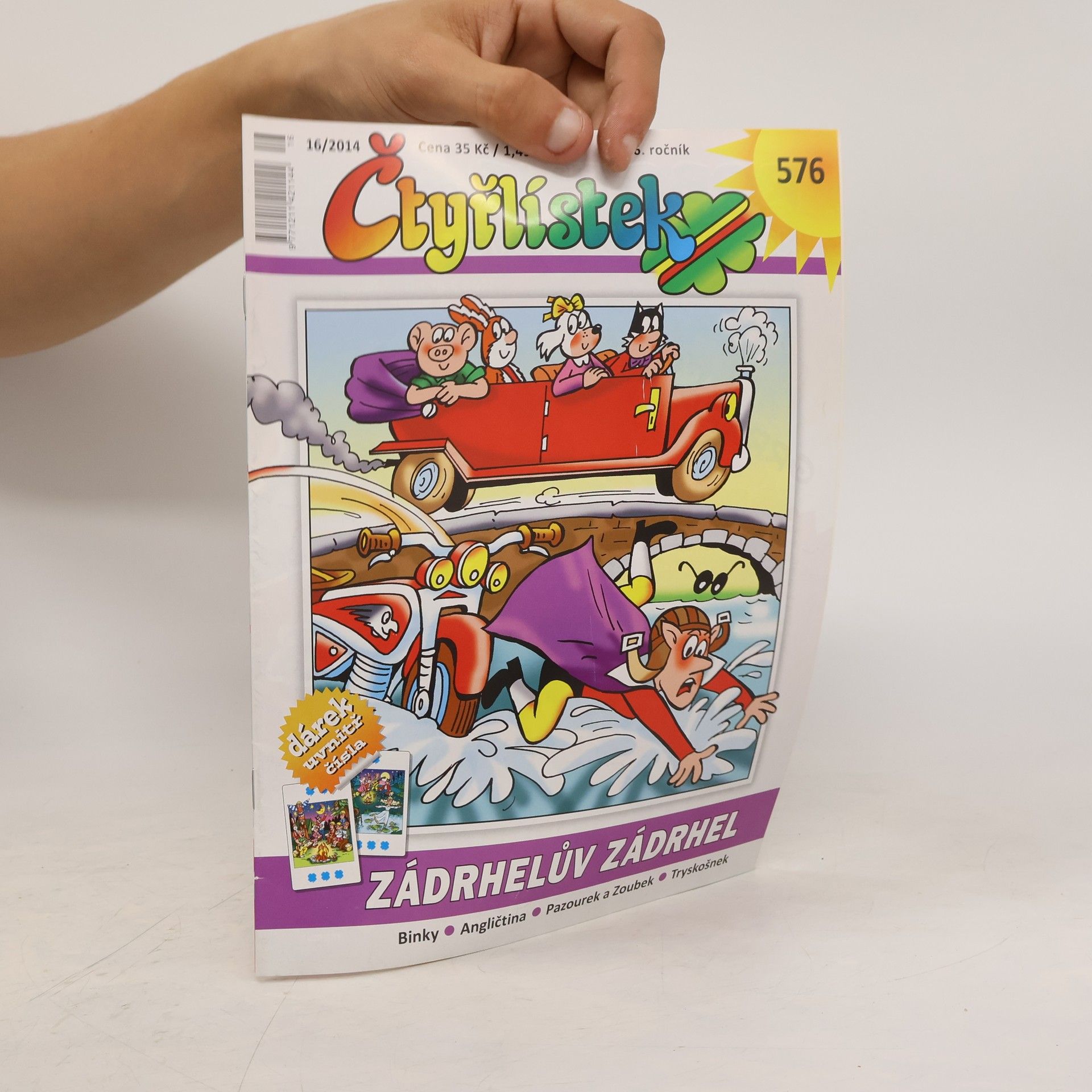Collectif d'auteurs Čtyřlístek 576. Zádrhelův zádrhel