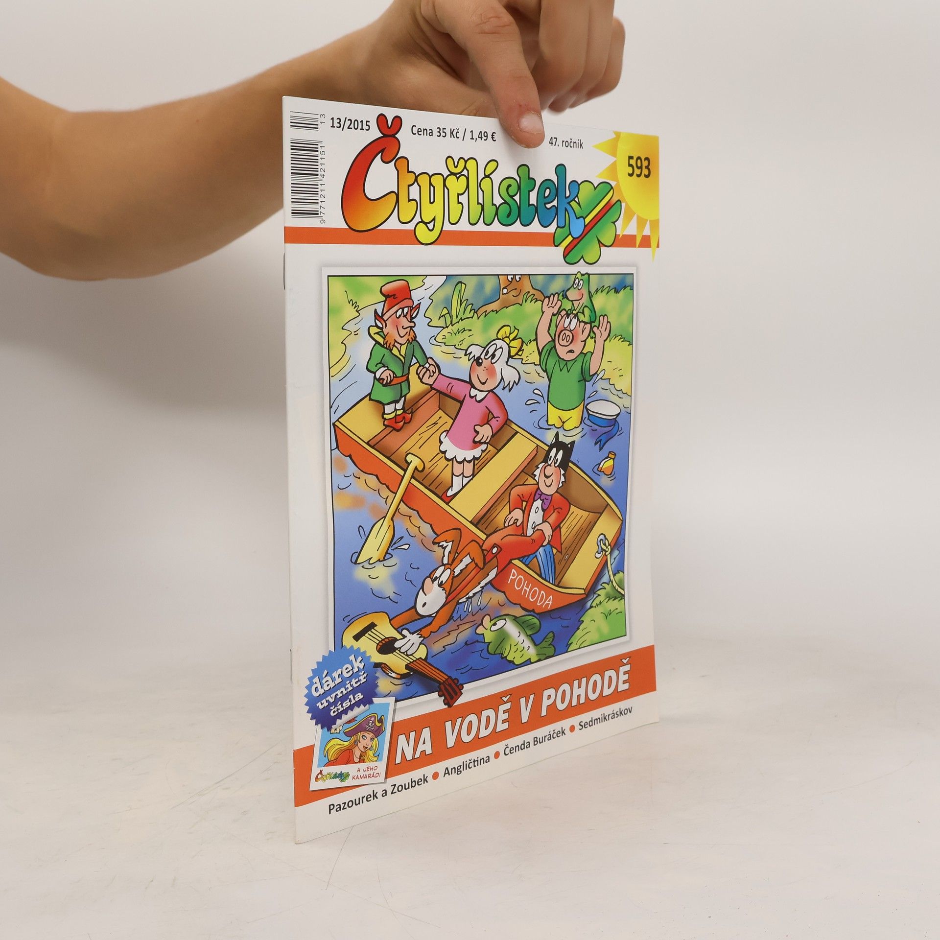 Collectif d'auteurs Čtyřlístek 593. 13/2015