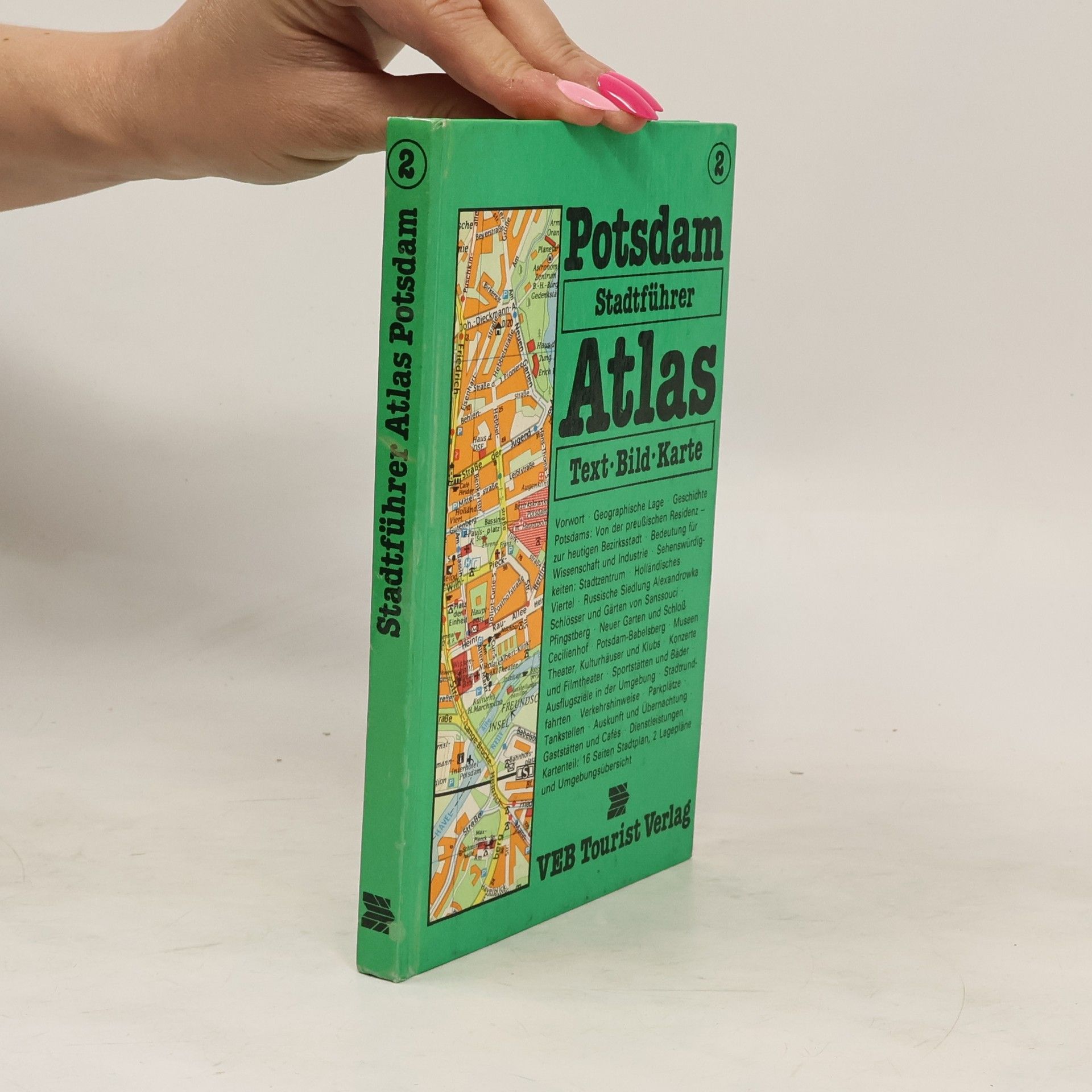 Autores varios Potsdam Tourist Stadtführer Atlas