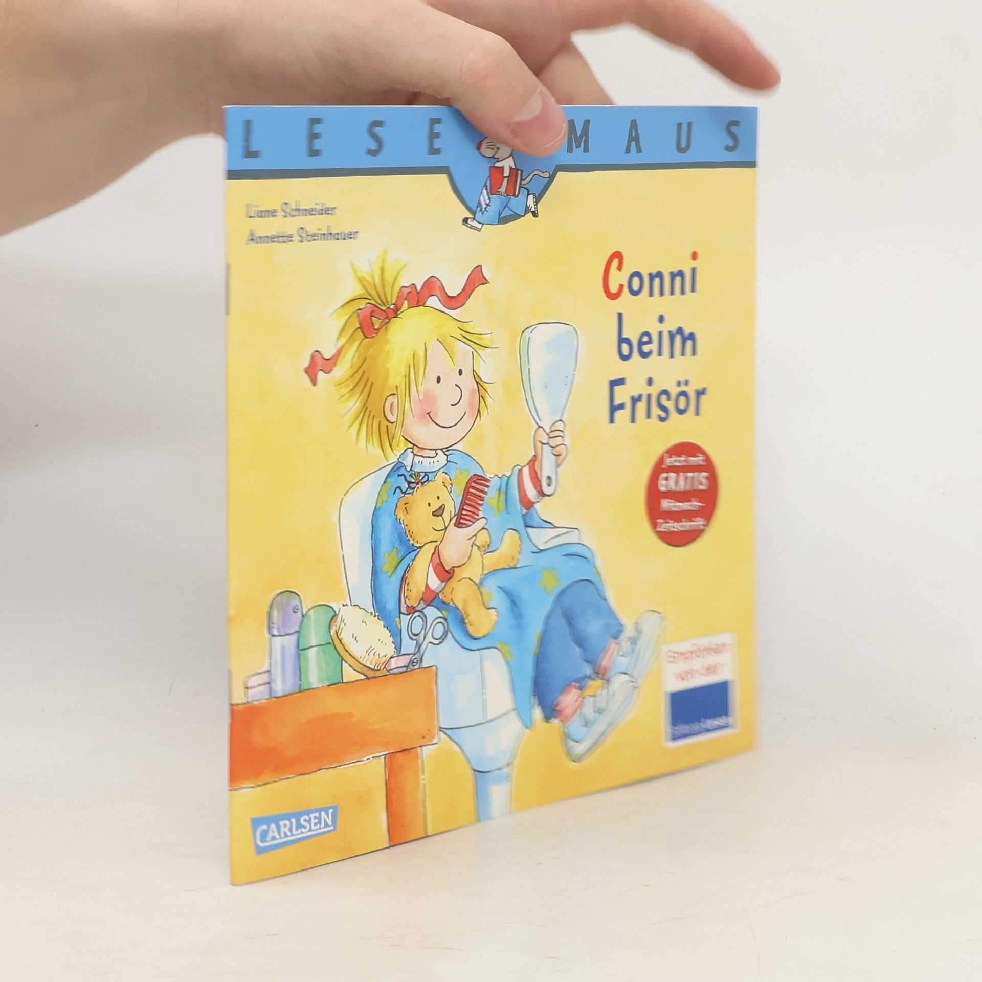Liane Schneider Conni beim Frisör