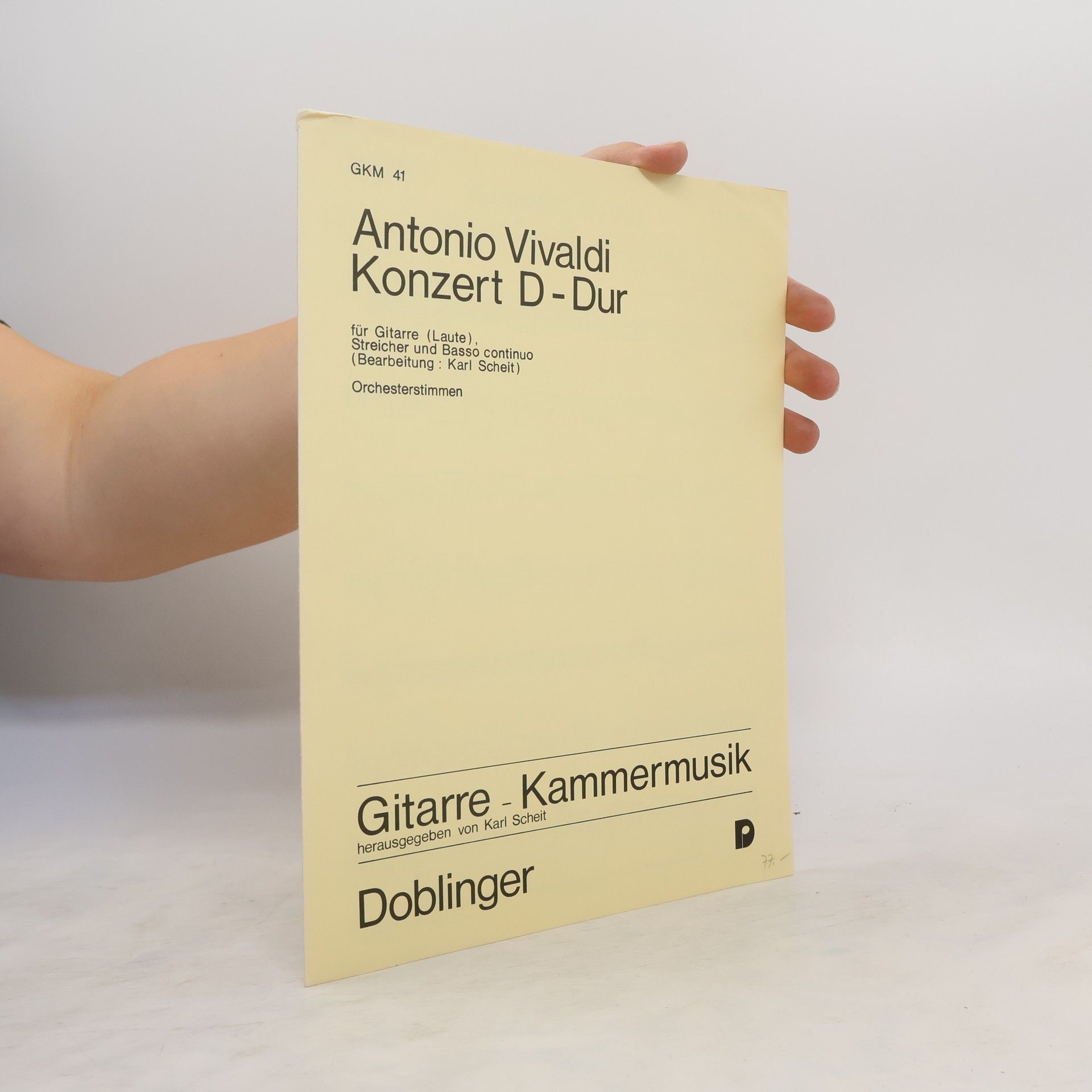 Antonio Vivaldi Antonio Vivaldi. Konzert D-Dur