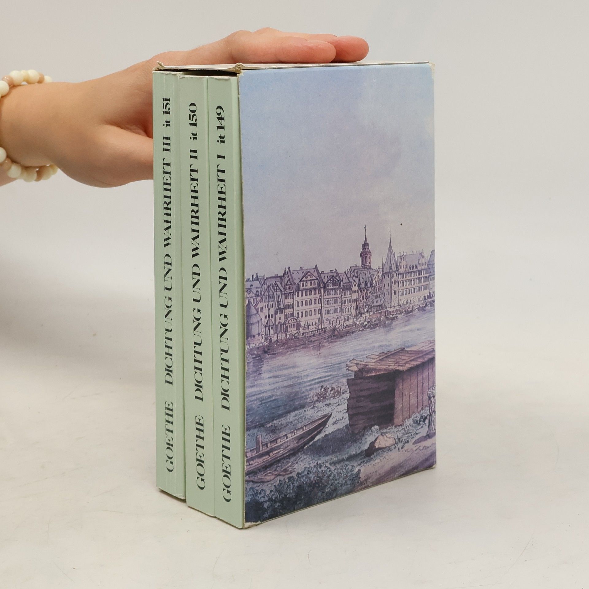 Johann Wolfgang von Goethe Dichtung und Wahrheit I.-III. Insel Taschenbuch 149-151
