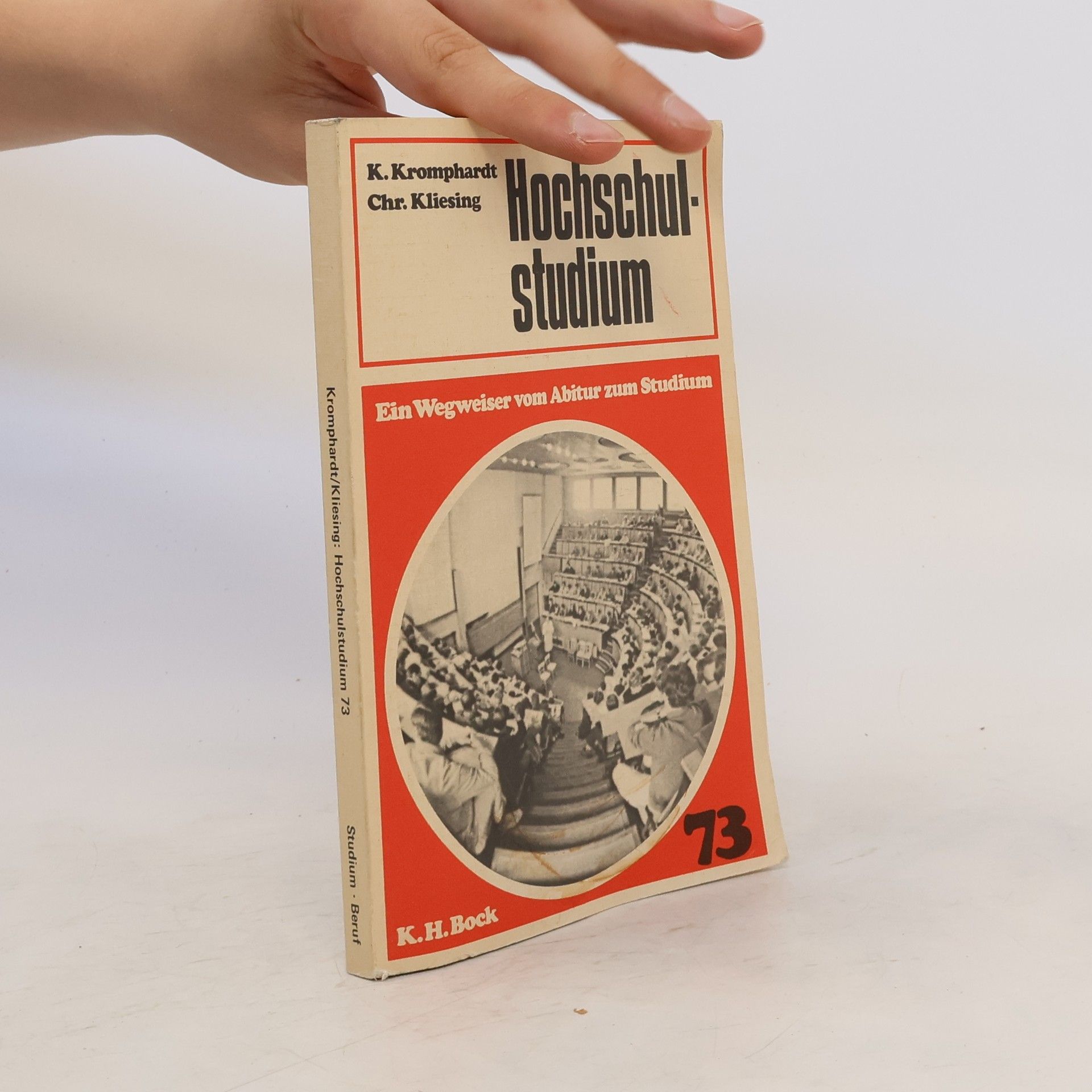 K. Kromphardt Hochschulstudium 73