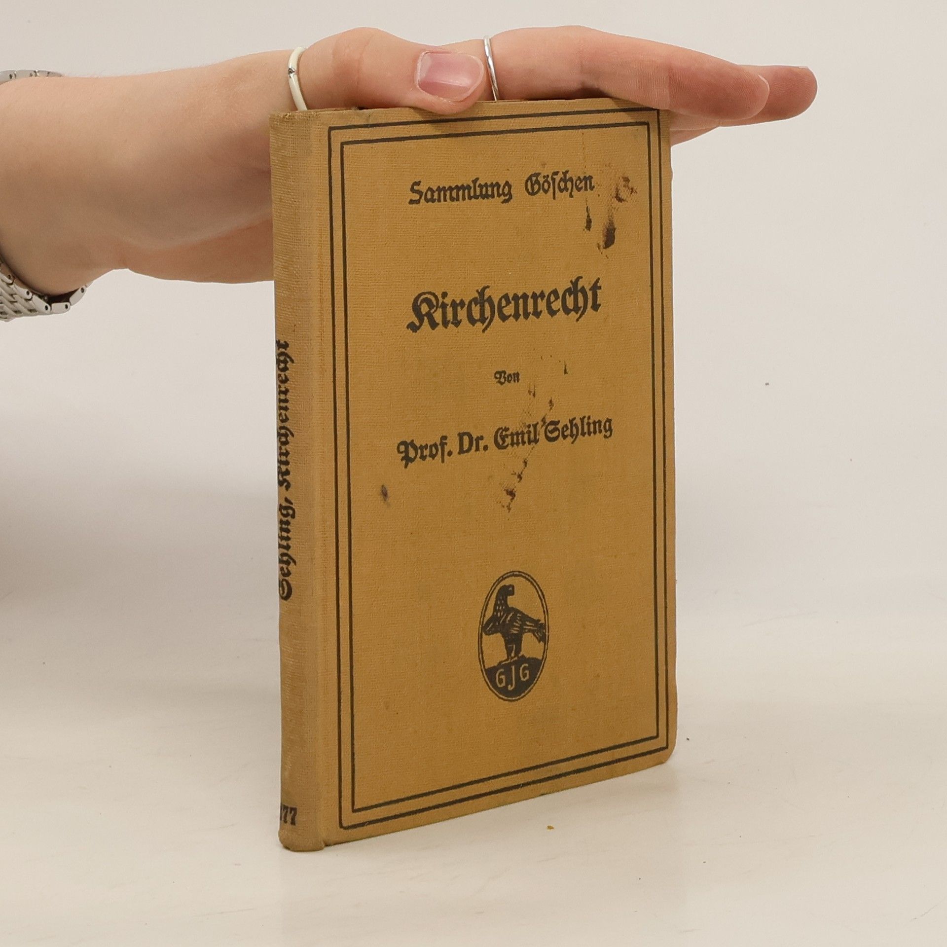 Emil Schling Sammlung Göschen Kirchenrecht