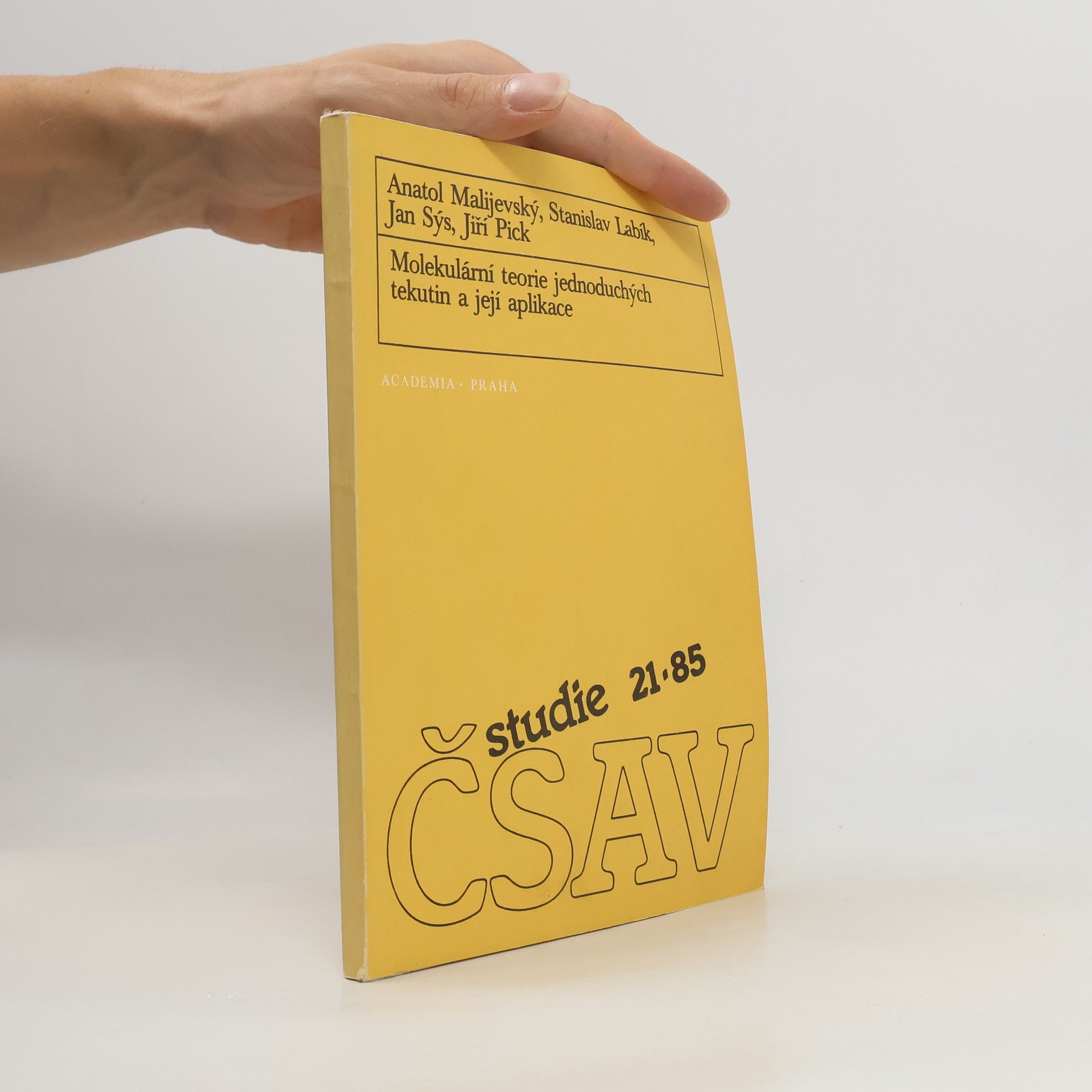 Anatol Malijevský Studie ČSAV 21