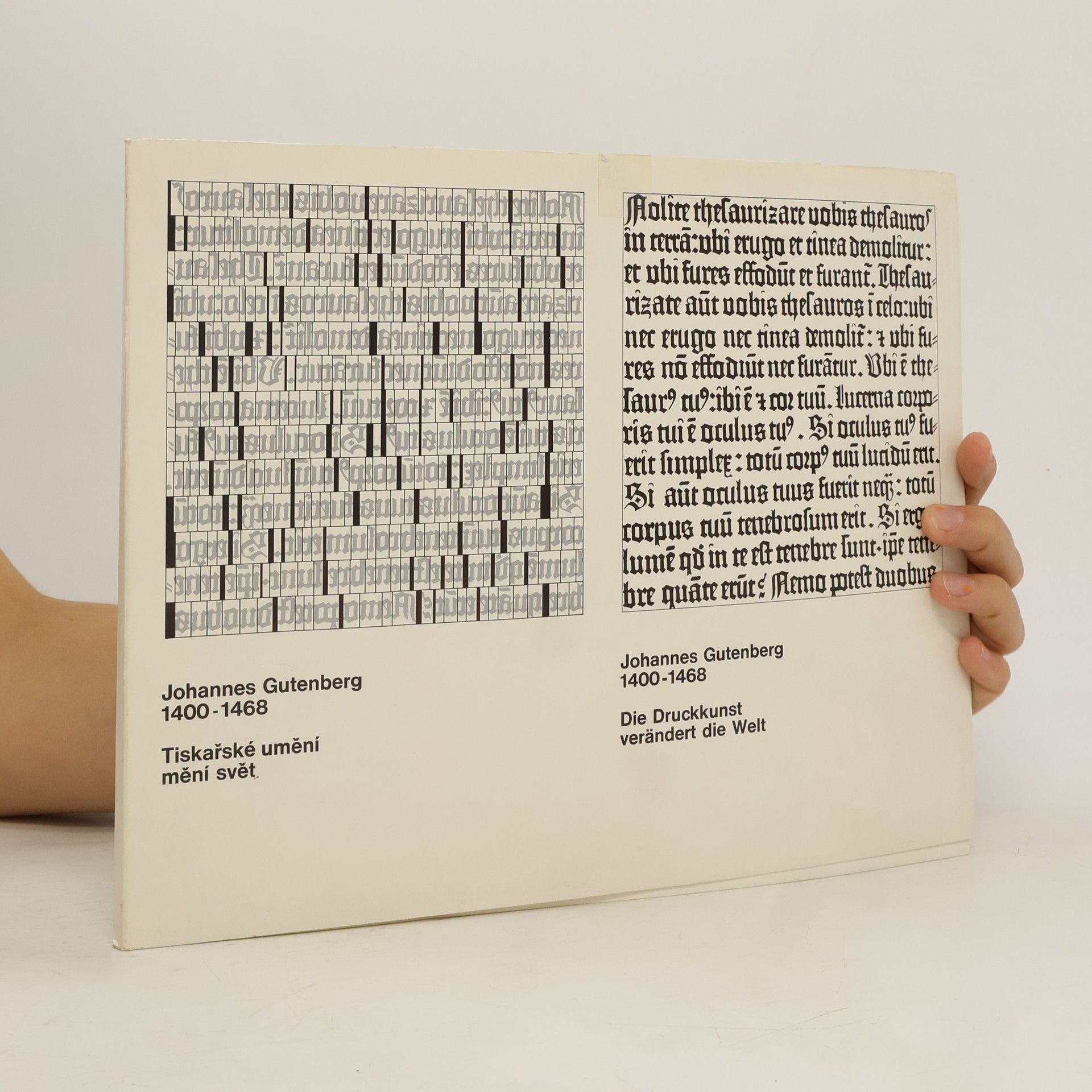 Johannes Gutenberg Tiskařské umění mění svět