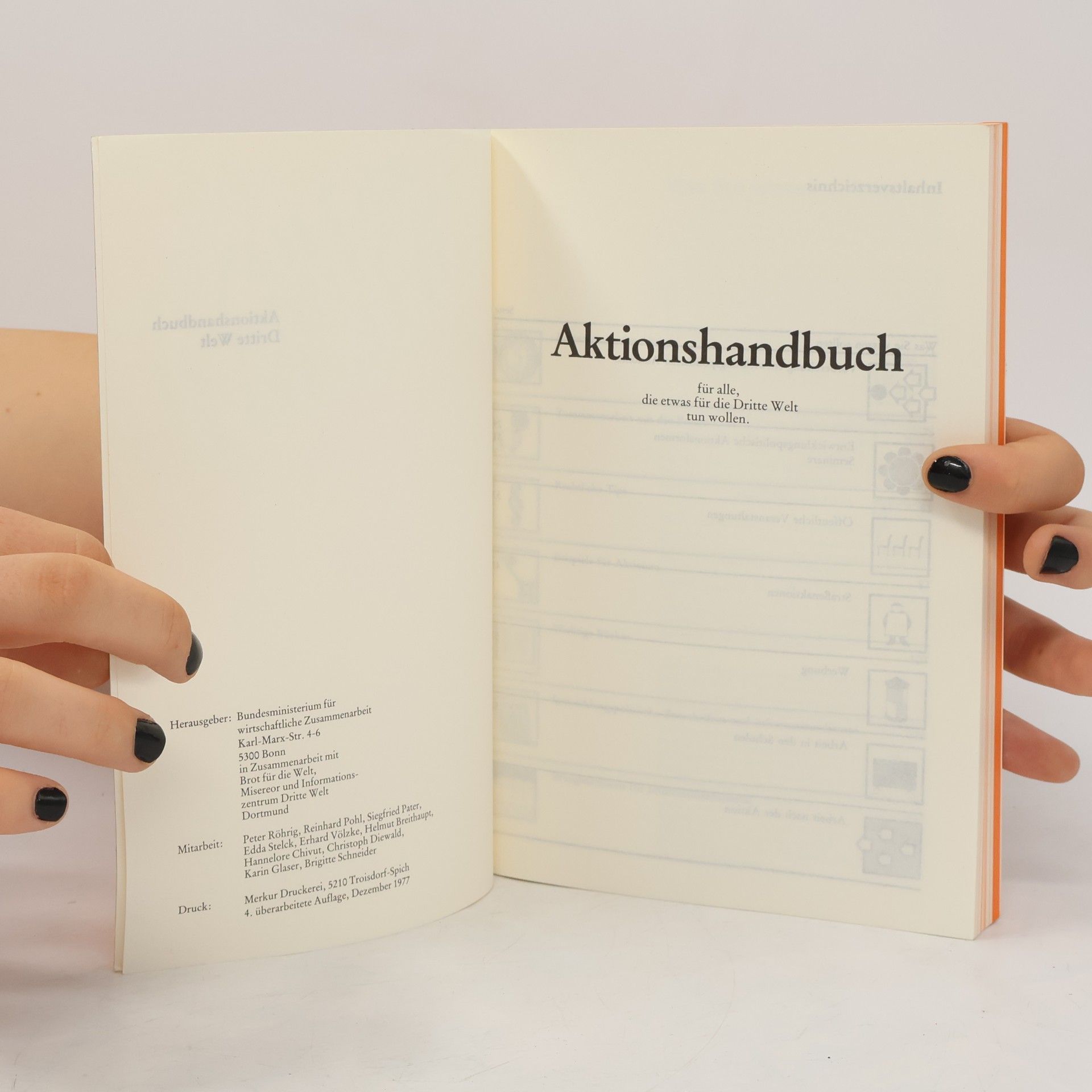 Autorenkollektiv Aktionshandbuch dritte Welt