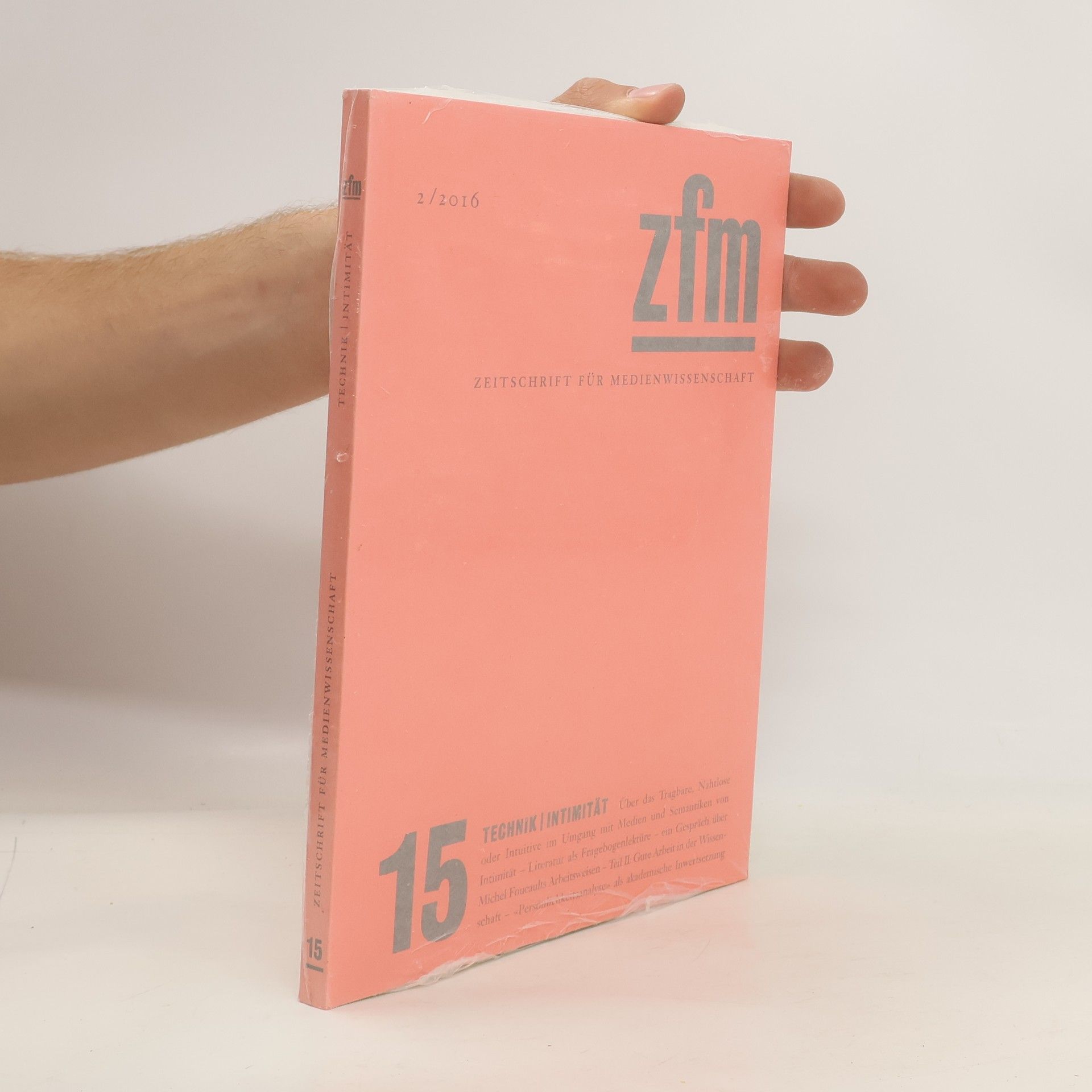 Autores varios Zeitschrift für Medienwissenschaft 15