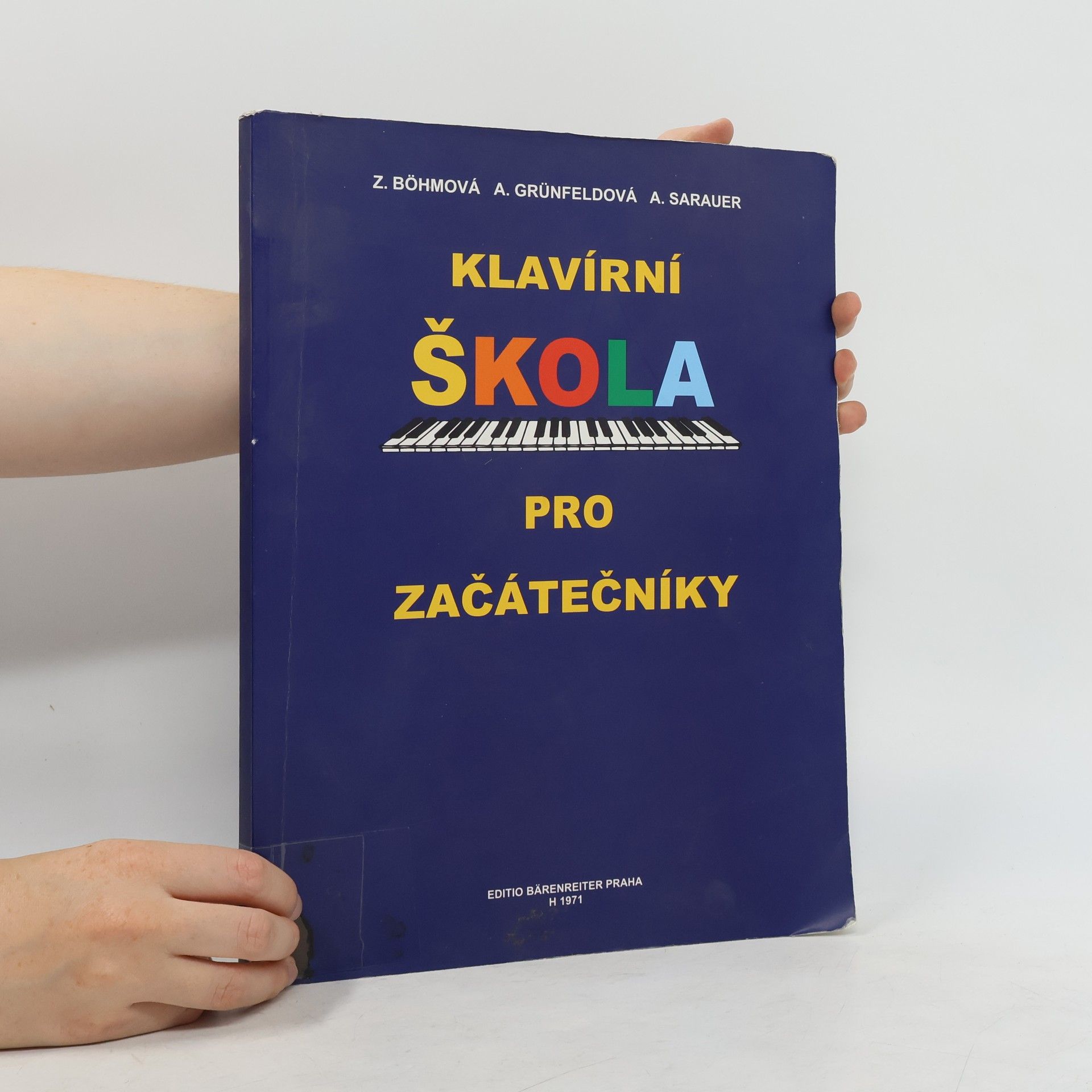 Alois Sarauer Klavírní škola pro začátečníky