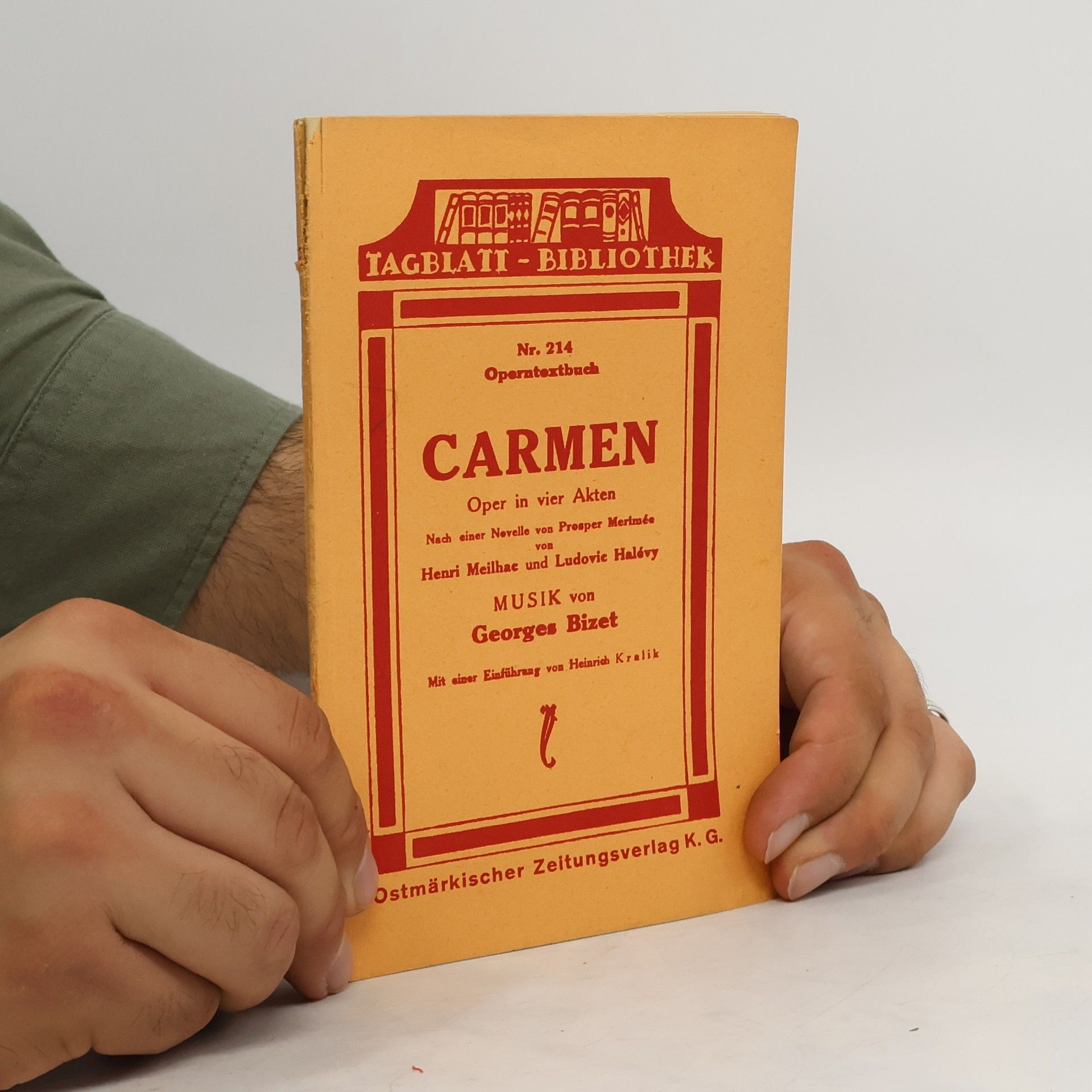 Georges Bizet Carmen. Oper in vier Akten