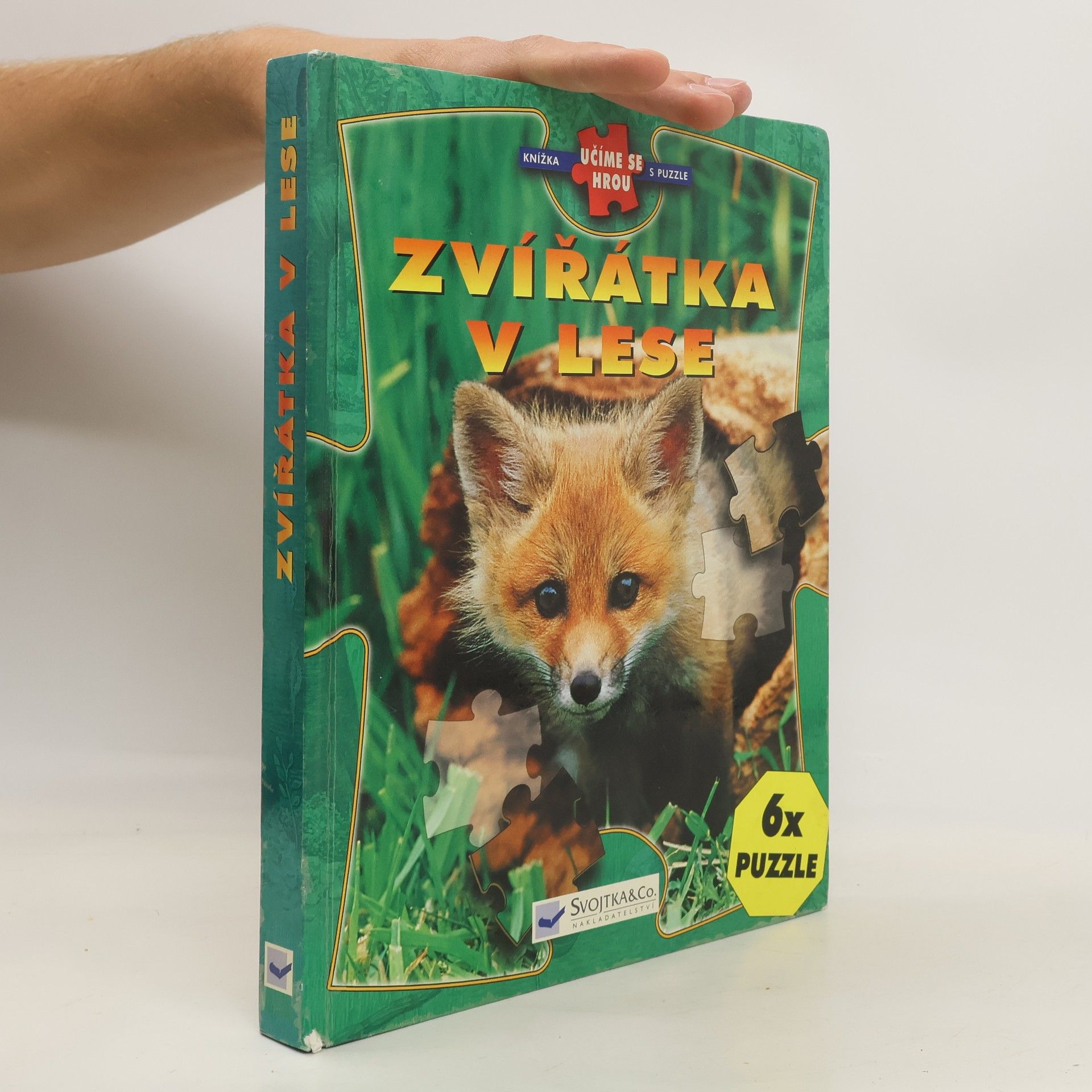 kolektiv Zvířátka v lese: Knížka s puzzle