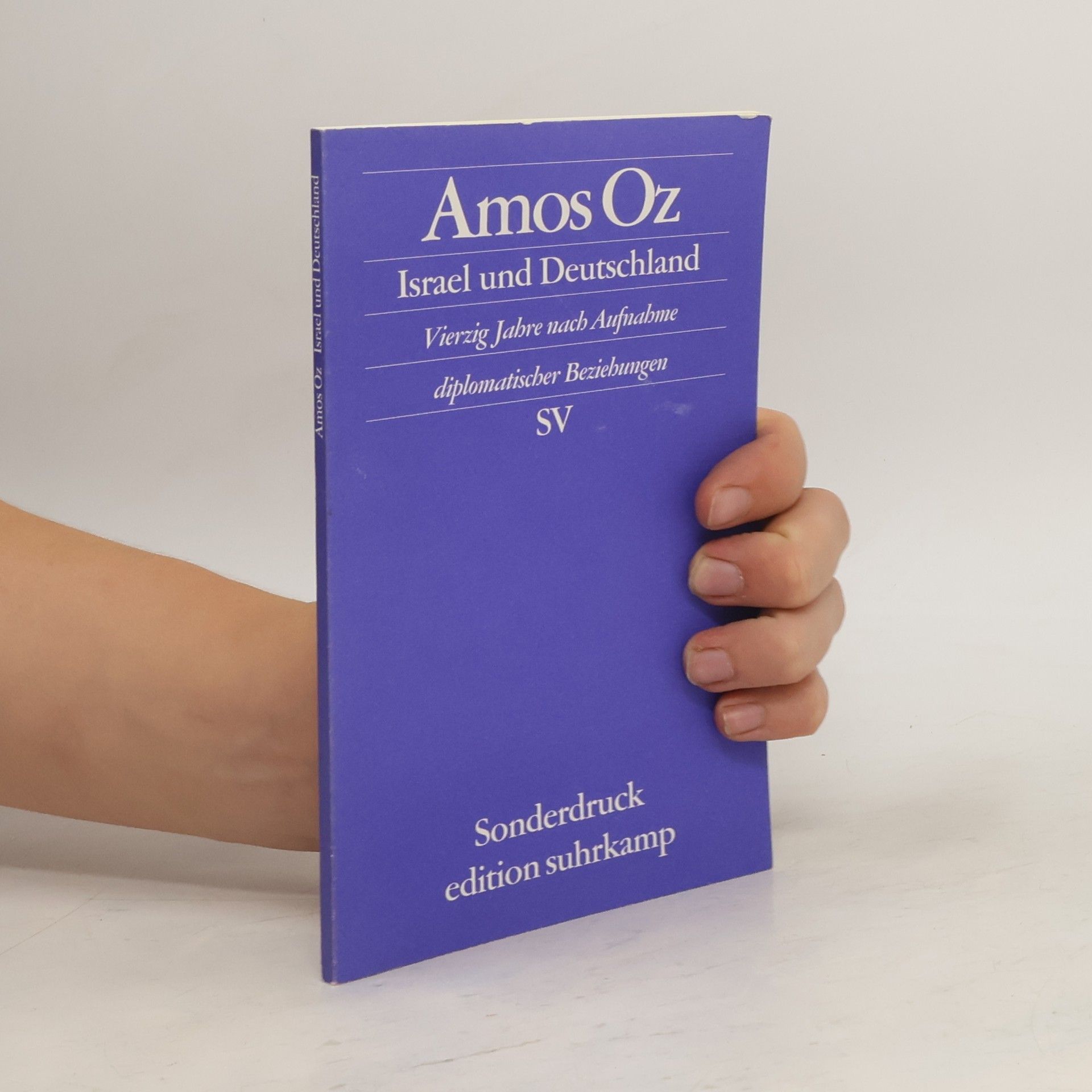 Amos Oz Israel und Deutschland