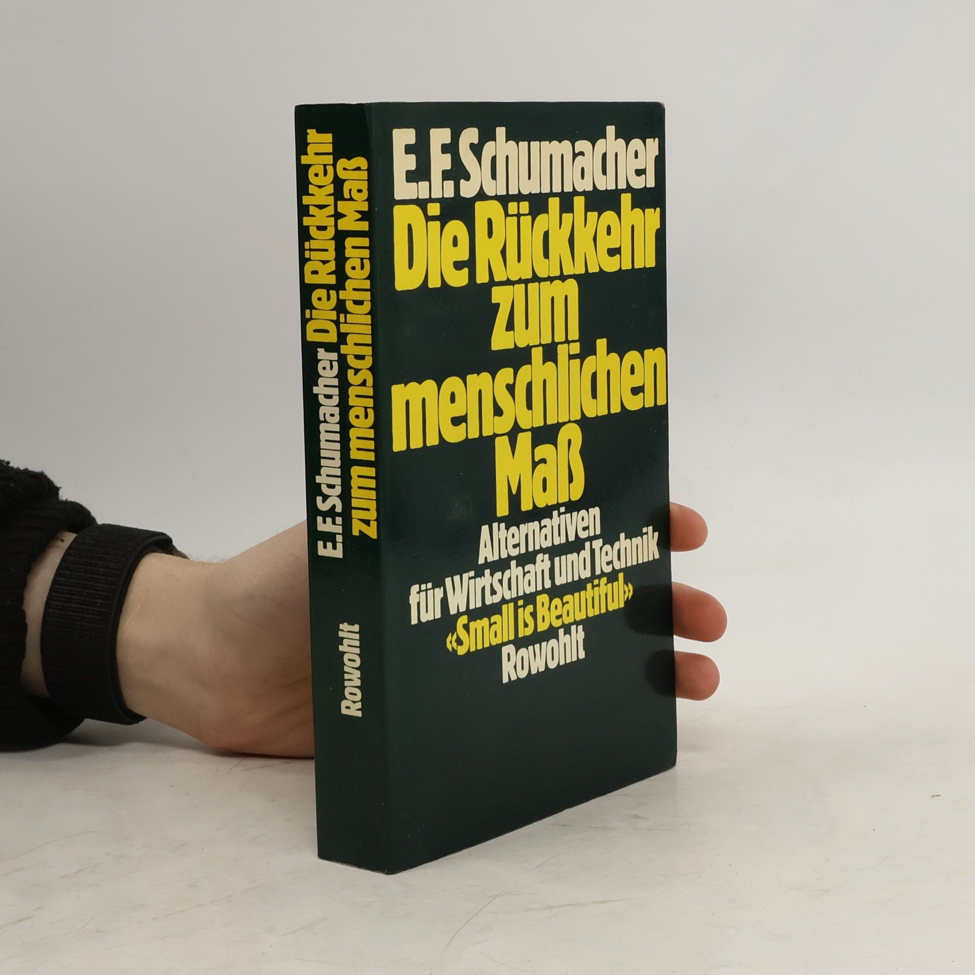 E.F. Schumacher Die Rückkehr zum menschlichen Mass