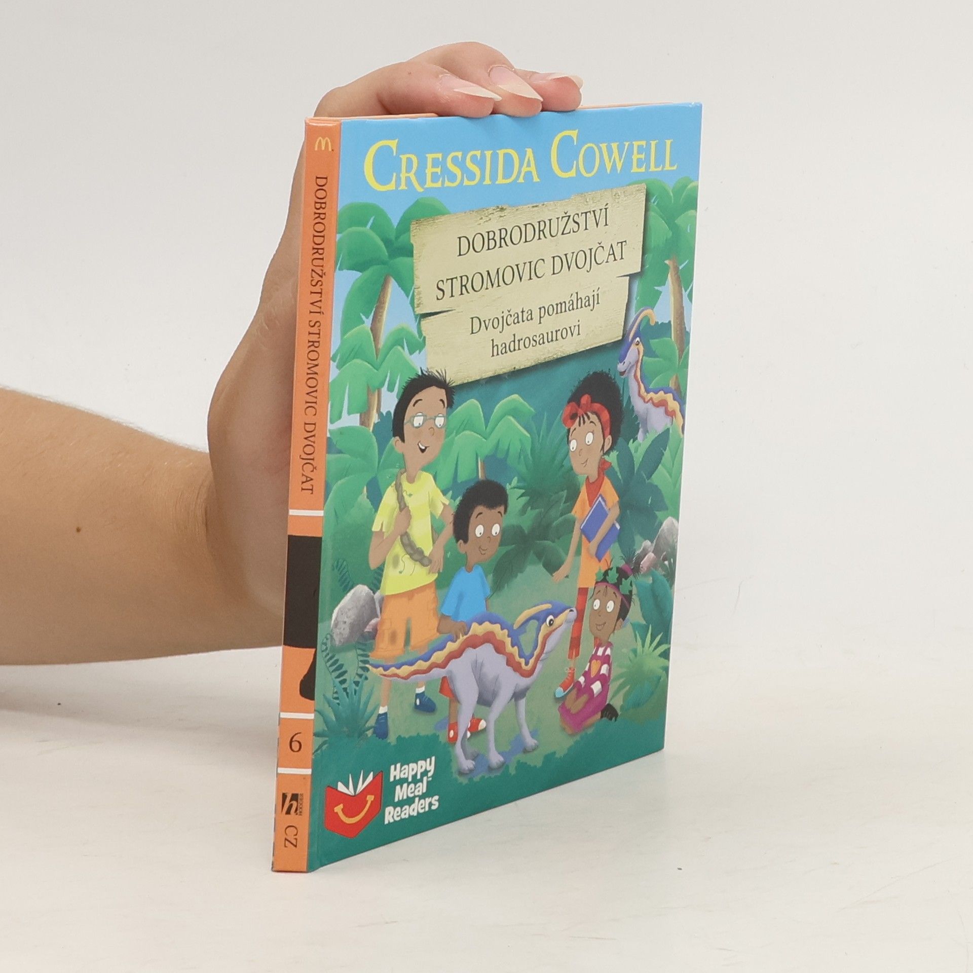 Cressida Cowell Dobrodružství Stromovic dvojčat: Dvojčata pomáhají hadrosaurovi