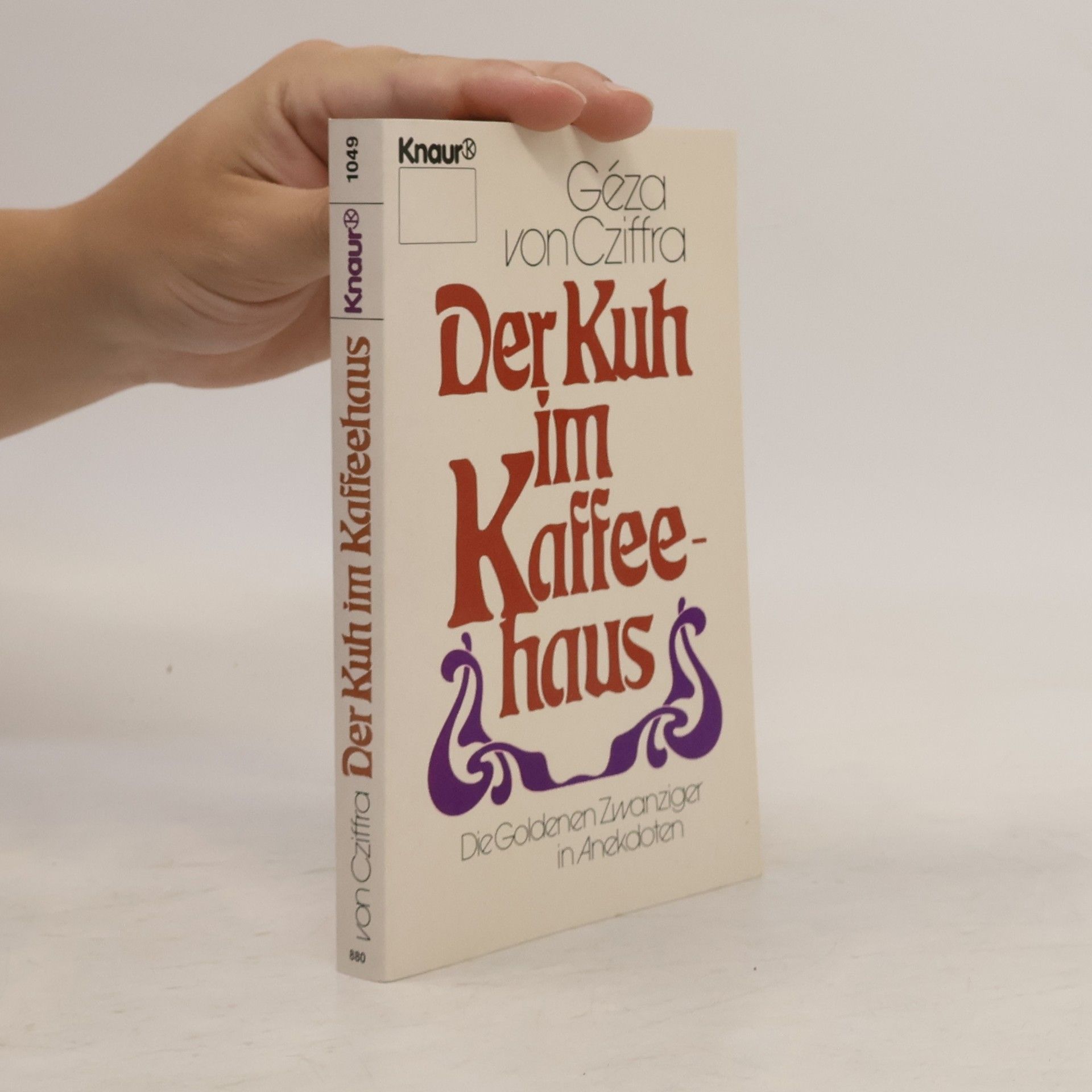 Géza von Cziffra Der Kuh im Kaffeehaus