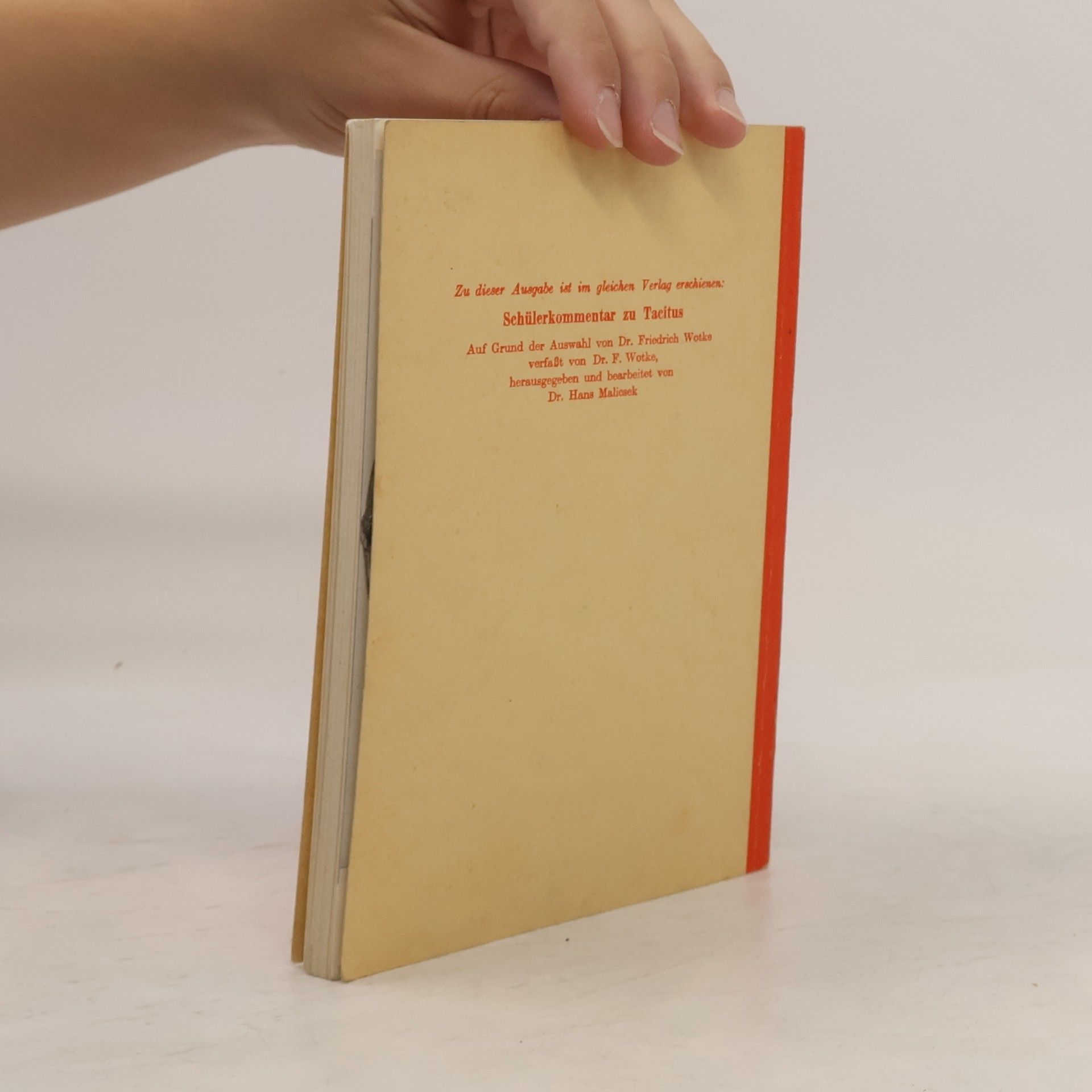 Corneli Tàcit Auswahl aus den Schriften des P. Cornelius Tacitus