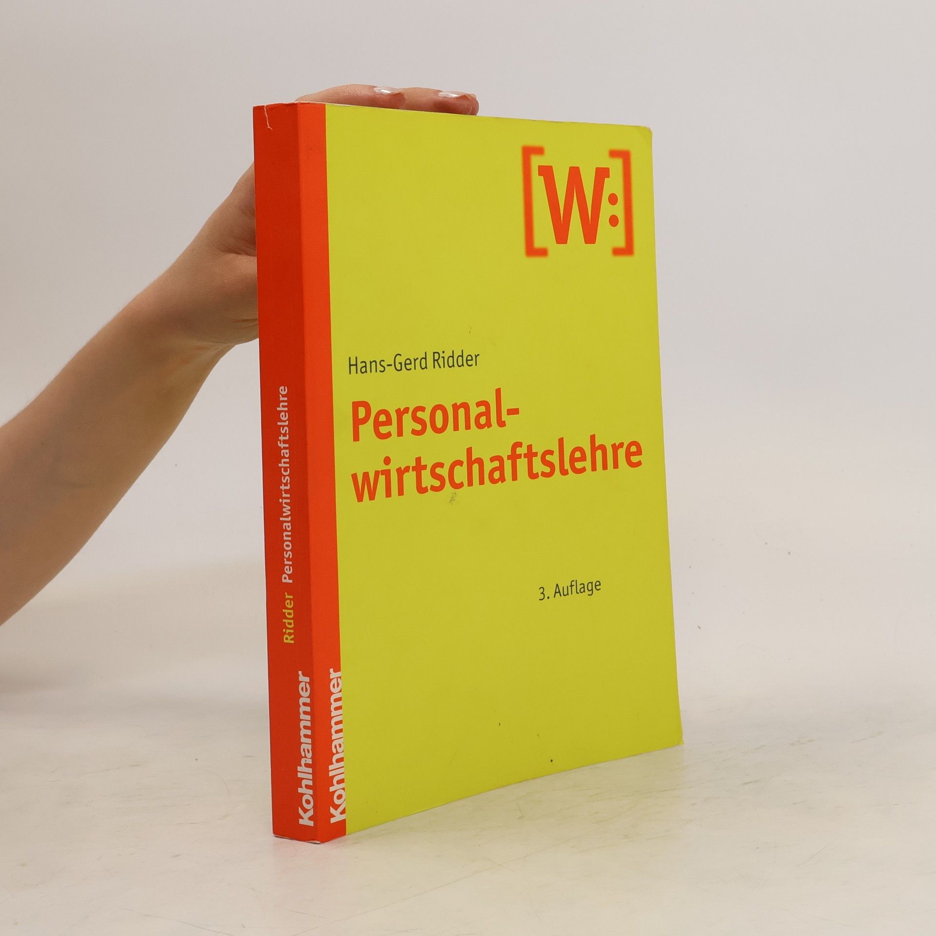 Hans-Gerd Ridder Personalwirtschaftslehre