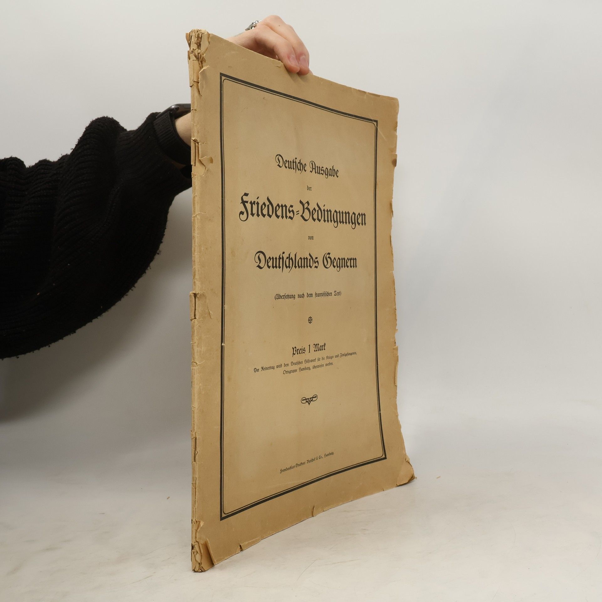 Auteurscollectief Deutsche Ausgabe der Friedens Bedingungen