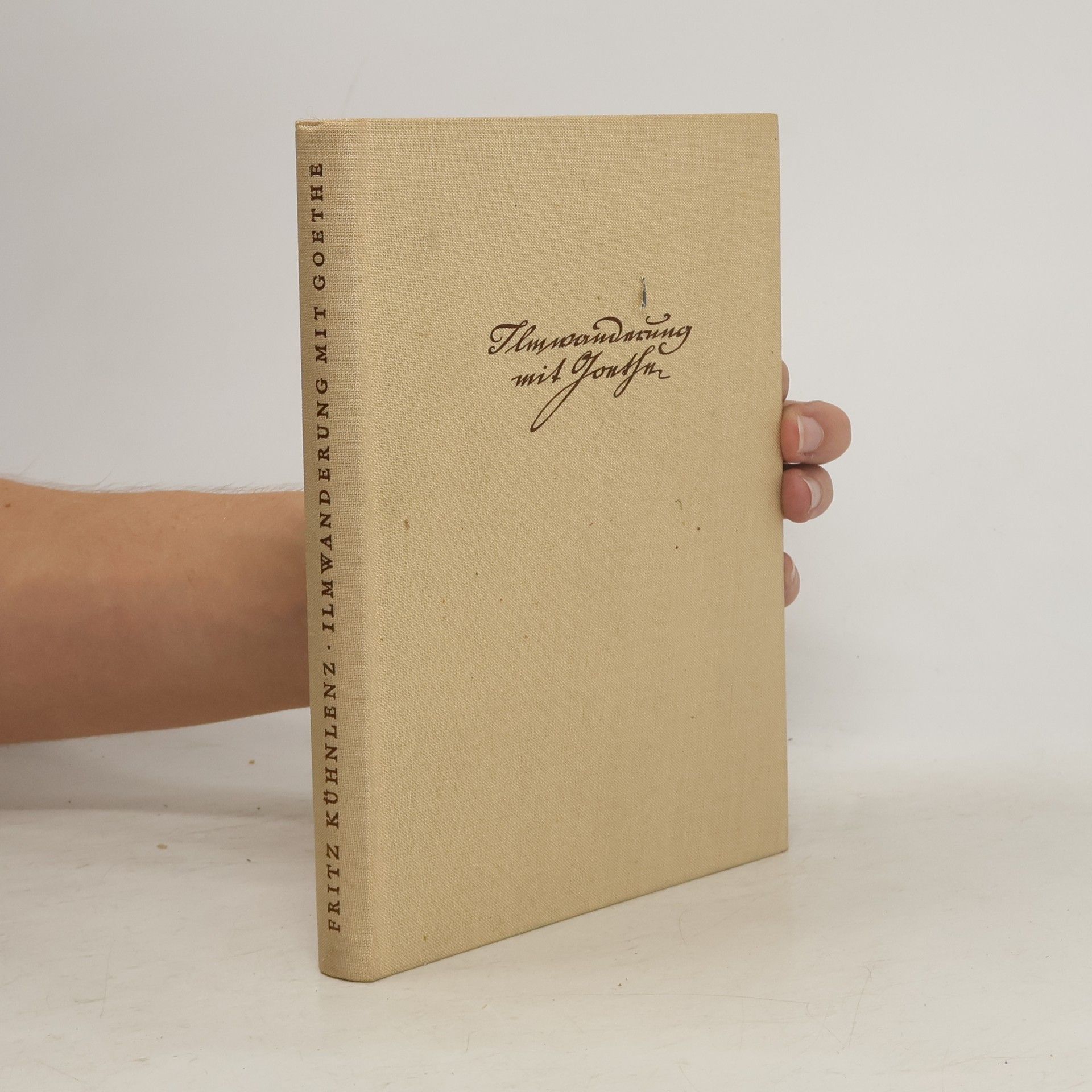 Fritz Kühnlenz Ilmwanderung mit Goethe