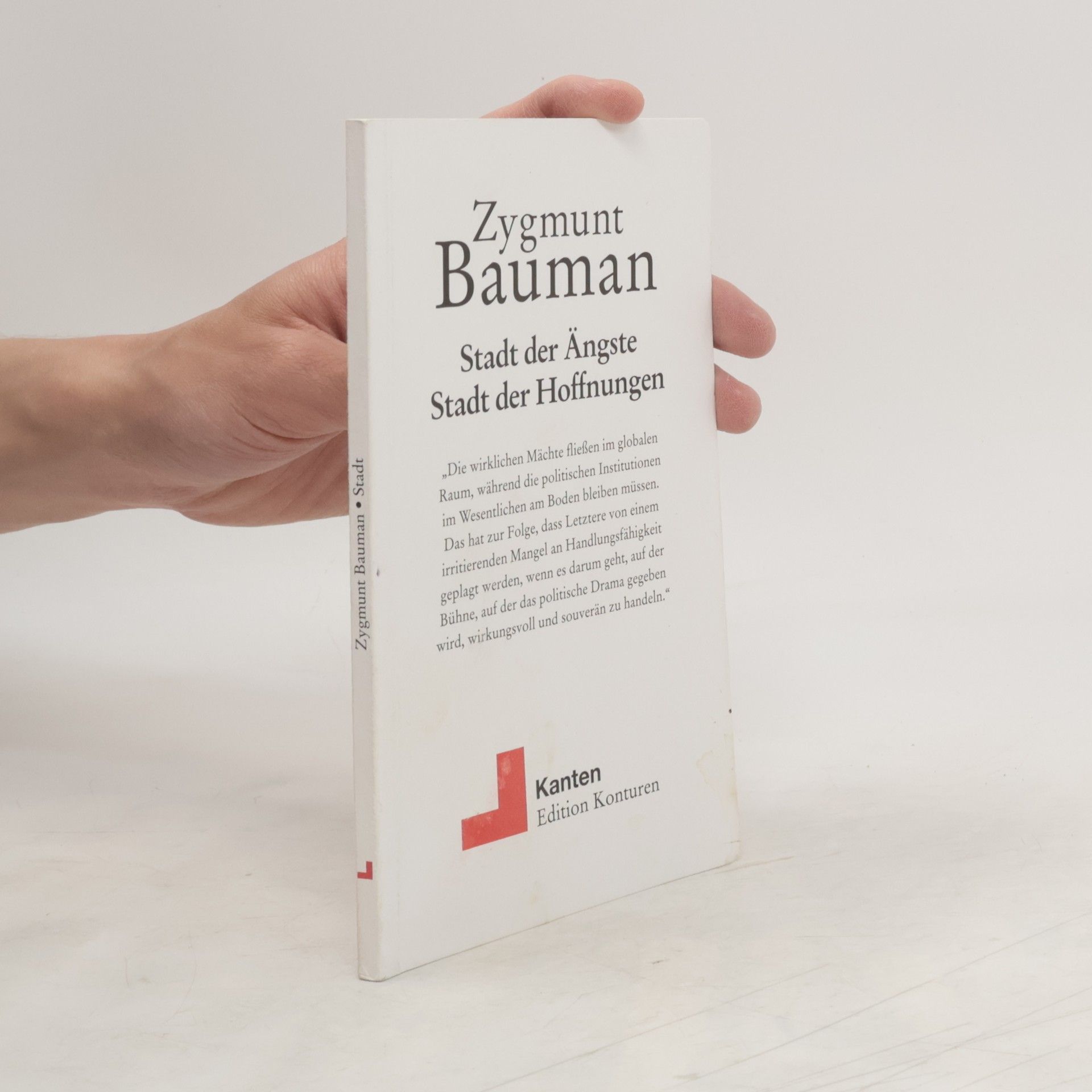 Zygmunt Bauman Stadt der Ängste - Stadt der Hoffnungen
