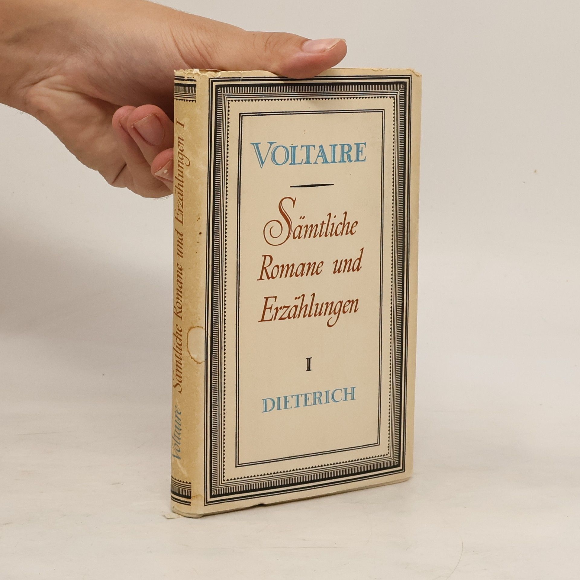 Voltaire Sämtliche Romane und Erzählungen I