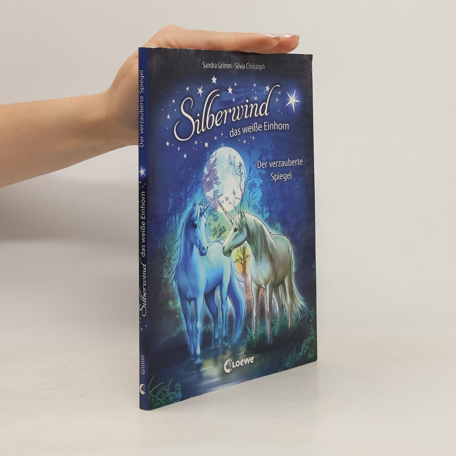 Sandra Grimm Silberwind, das weiße Einhorn