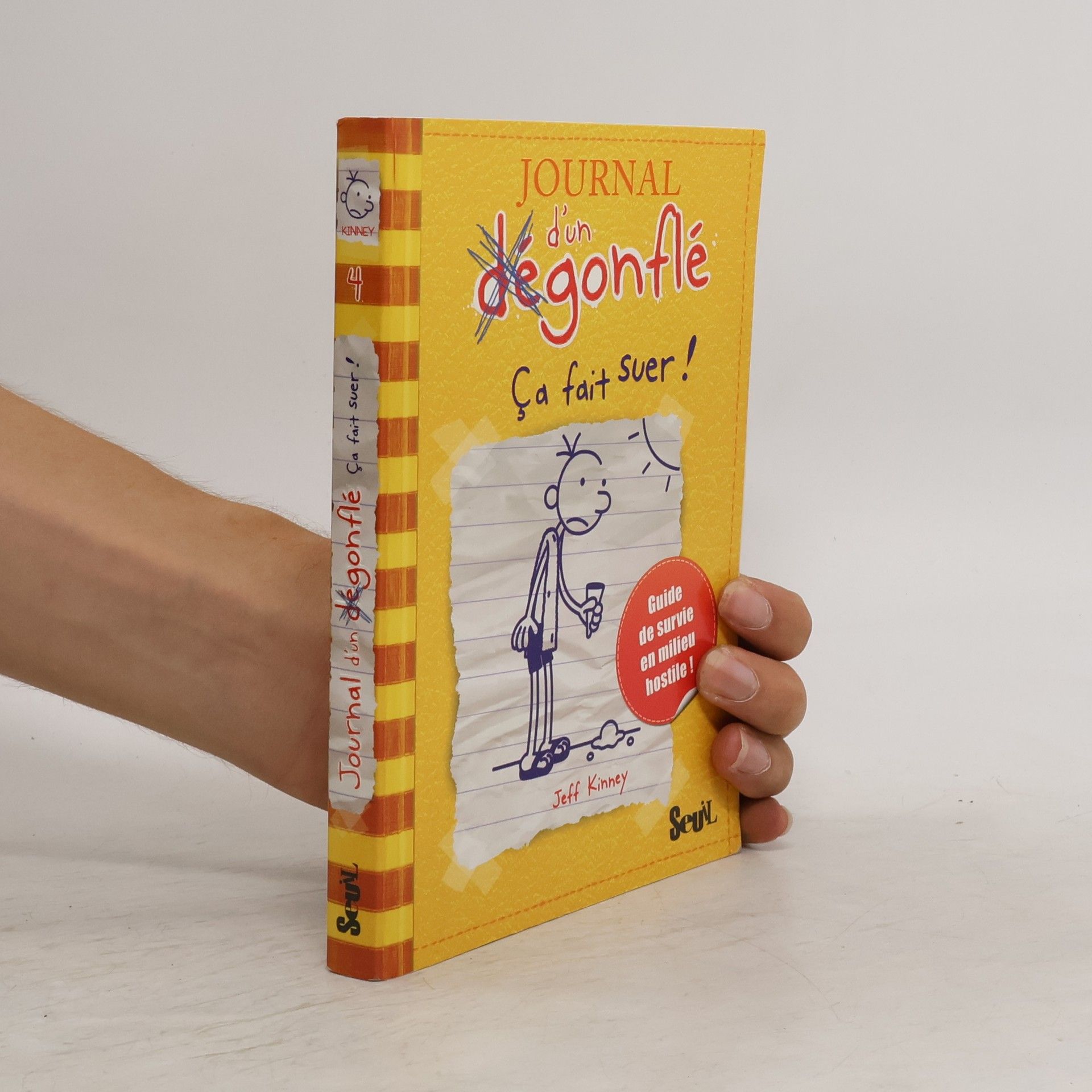 Jeff Kinney Journal d'un Dégonflé - Ca fait suer!. Gregs Tagebuch - Ich war's nicht!, französische Ausgabe