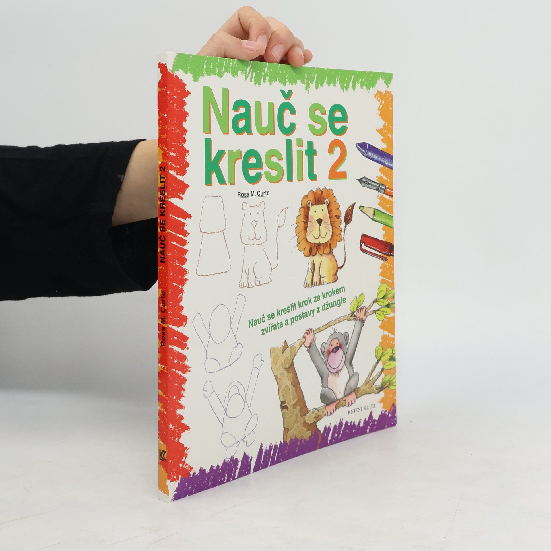 Rosa María Curto Nauč se kreslit 2. Nauč se kreslit krok za krokem zvířata a postavy z džungle