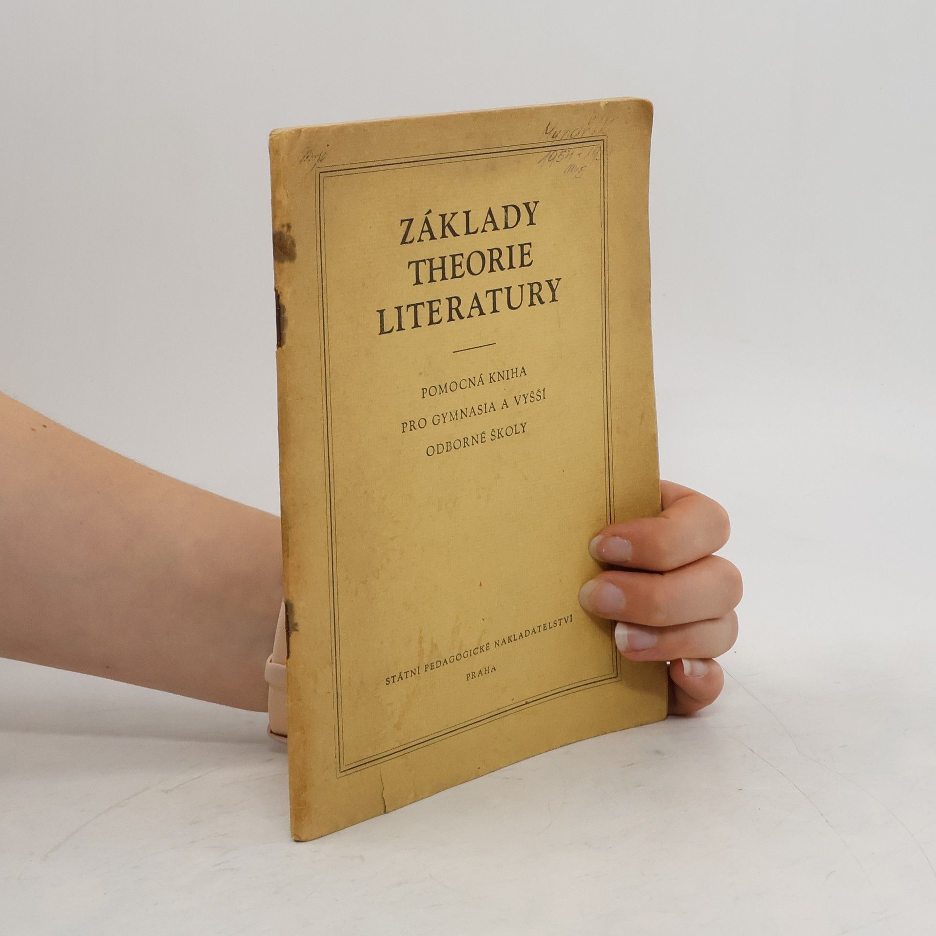Karel Dvořák Základy theorie literatury