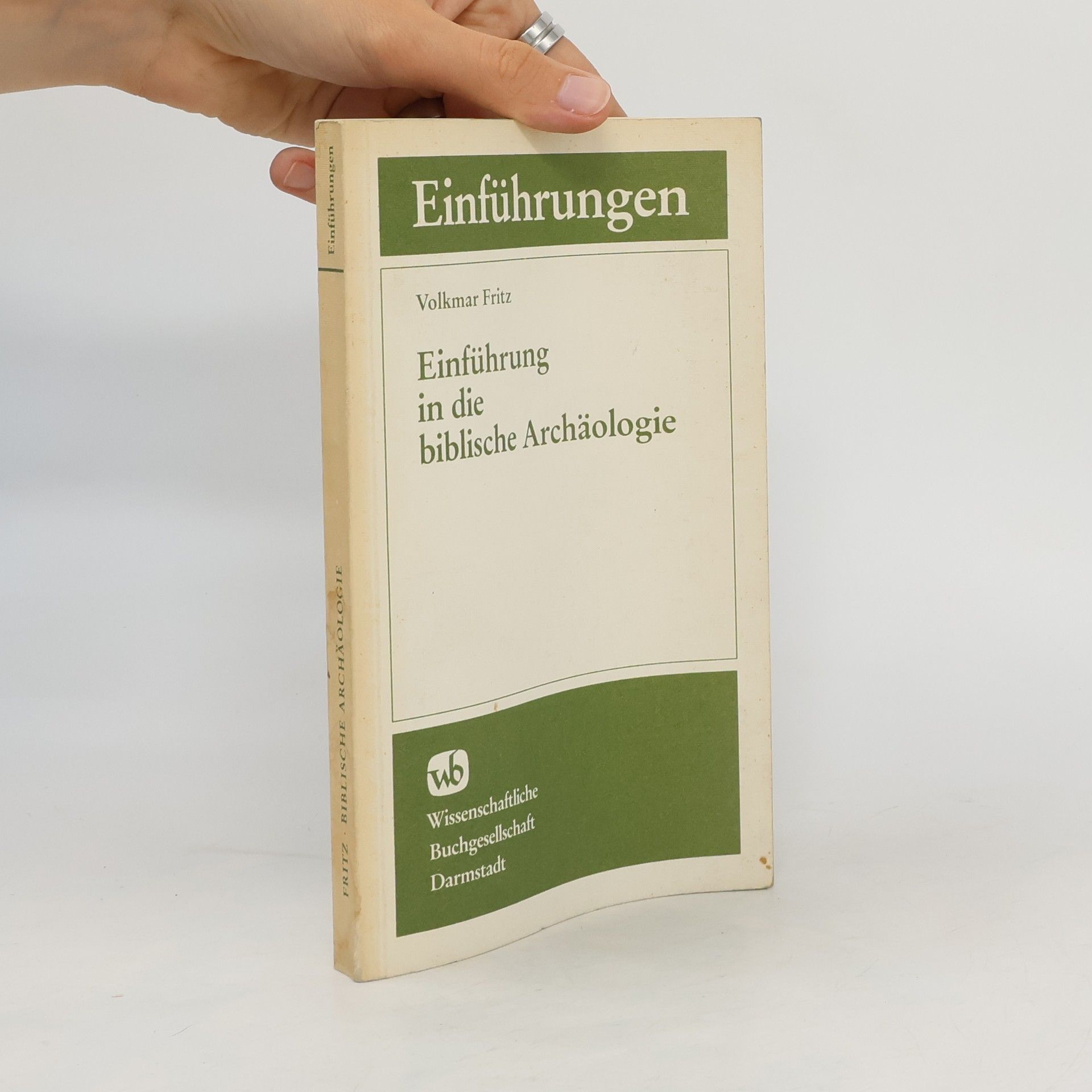 Volkmar Fritz Einführung in die biblische Archäologie